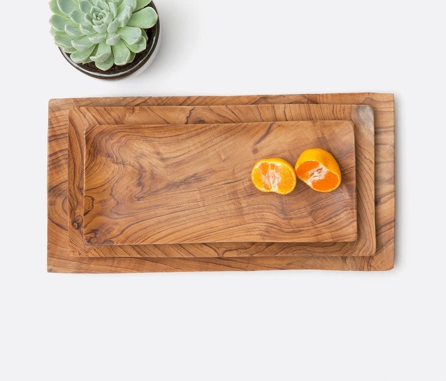 Blue Pheasant Rowan Natural Serving Tray