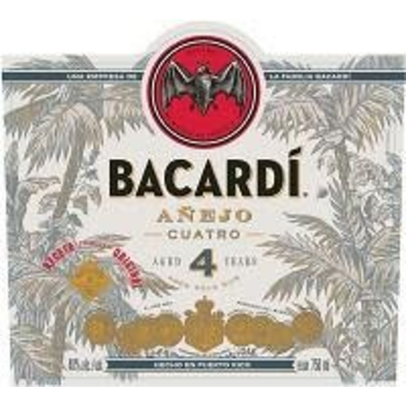 BACARDI Bacardi / Anejo Cuatro / 1.0L