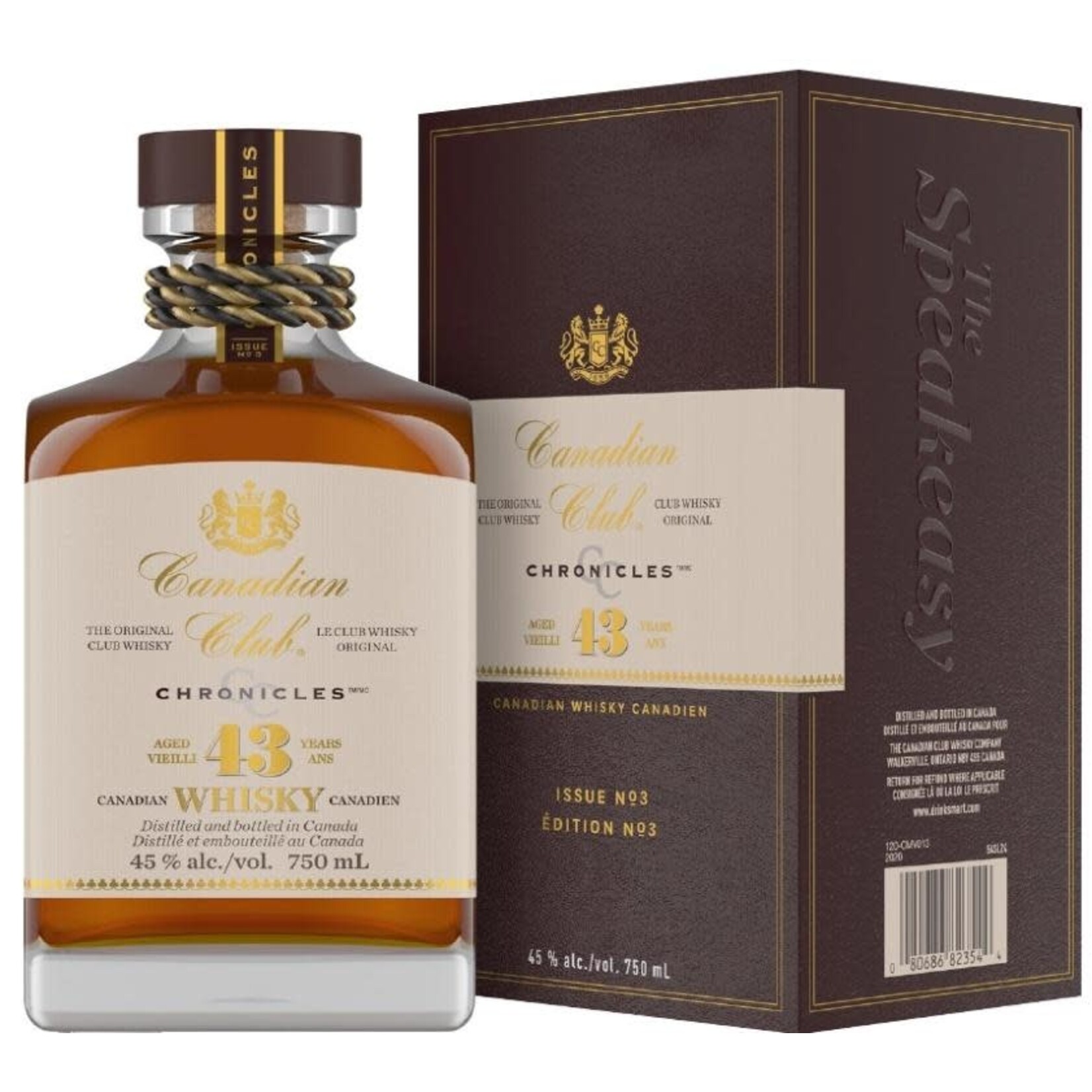 Canadian Club Canadian Club / Chronicles 43 Year Old Whisky / 750mL