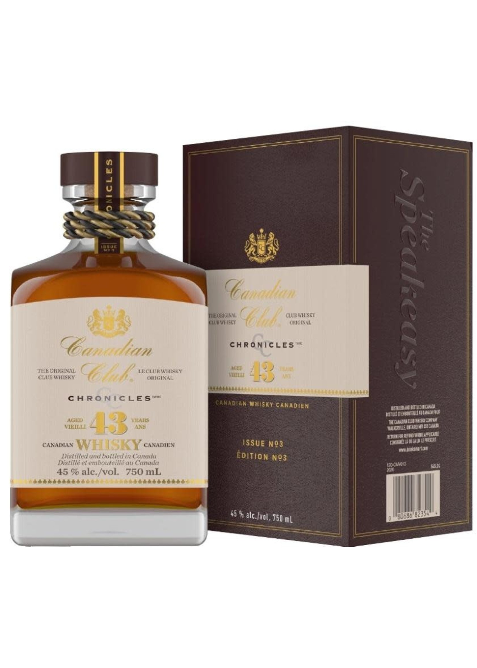 Canadian Club Canadian Club / Chronicles 43 Year Old Whisky / 750mL