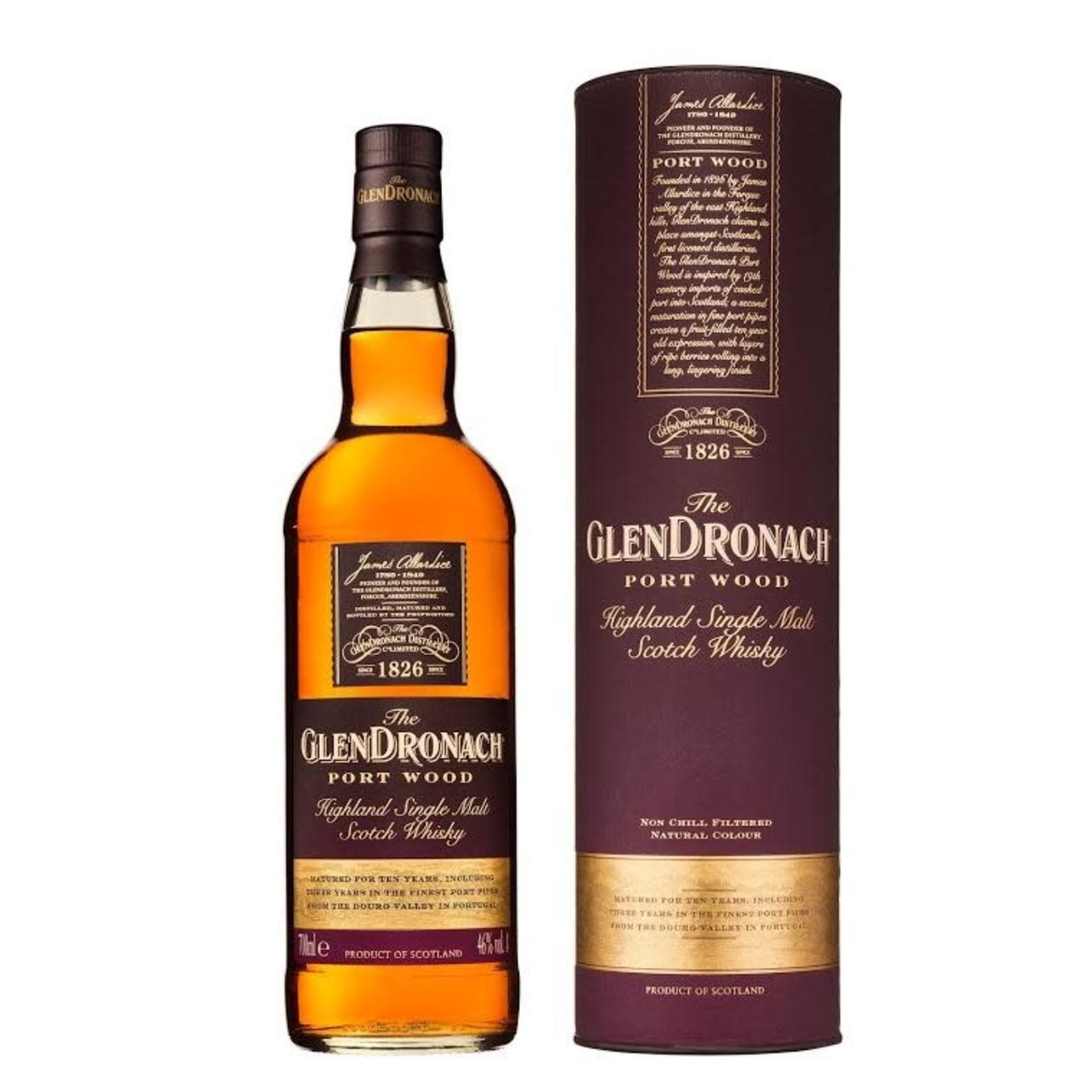 The Glendronach Glendronach / Port Wood Single Malt Scotch Whisky / 750ML