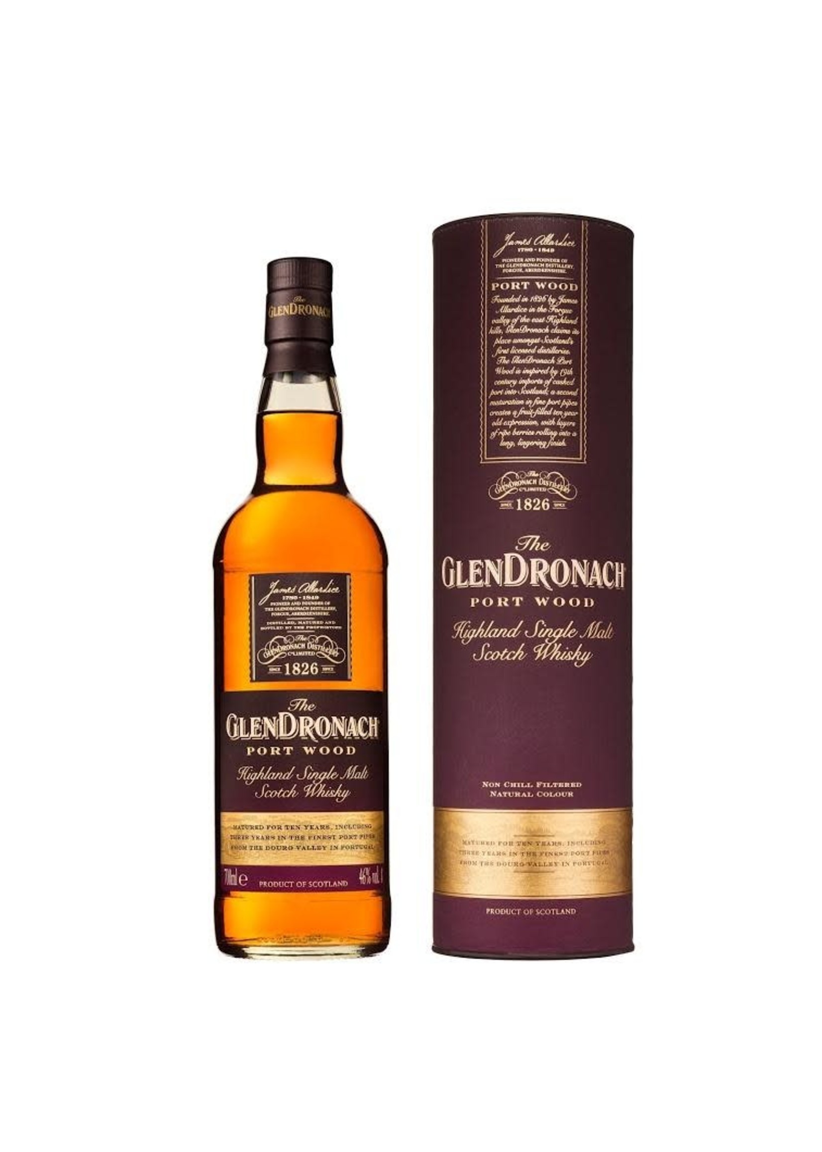 The Glendronach Glendronach / Port Wood Single Malt Scotch Whisky / 750ML