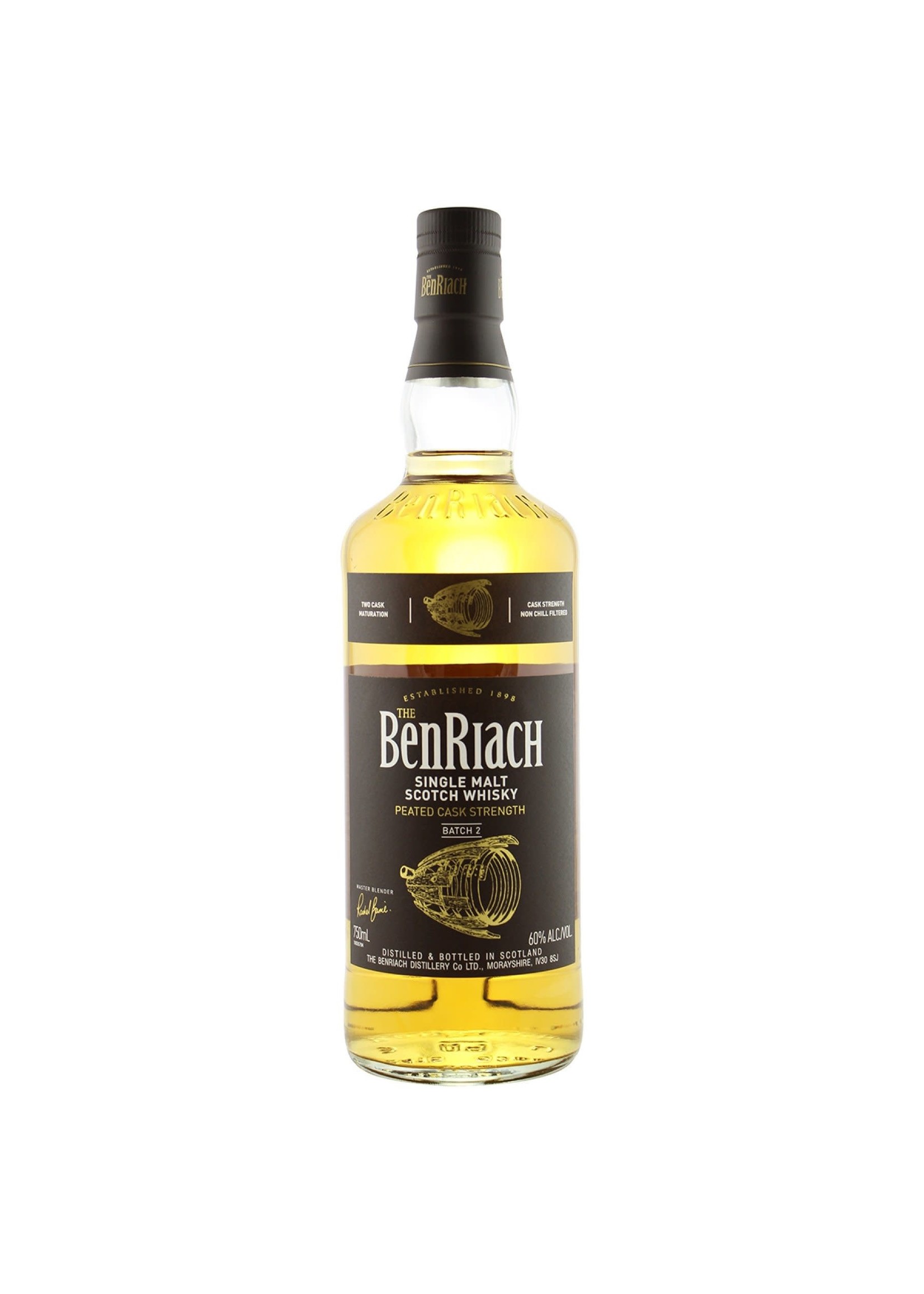 Benriach The BenRiach / Peated Cask Strength Single Malt Scotch Whisky / 750mL