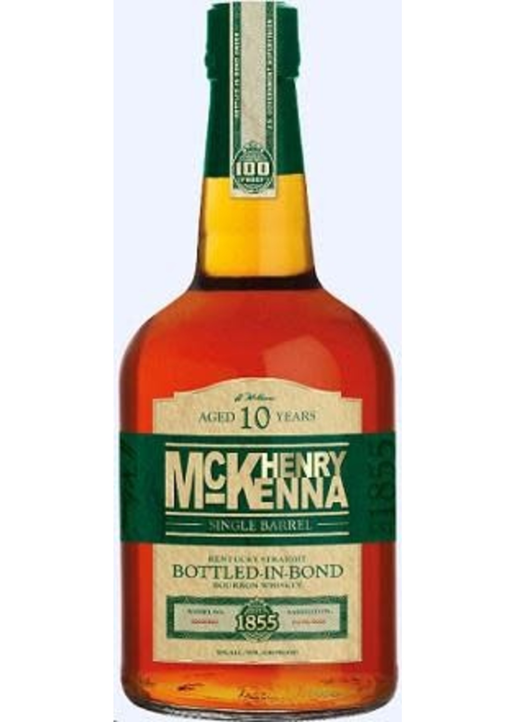 Henry McKenna Henry McKenna / Single Barrel 10 Year Old Bourbon Whiskey / 750mL