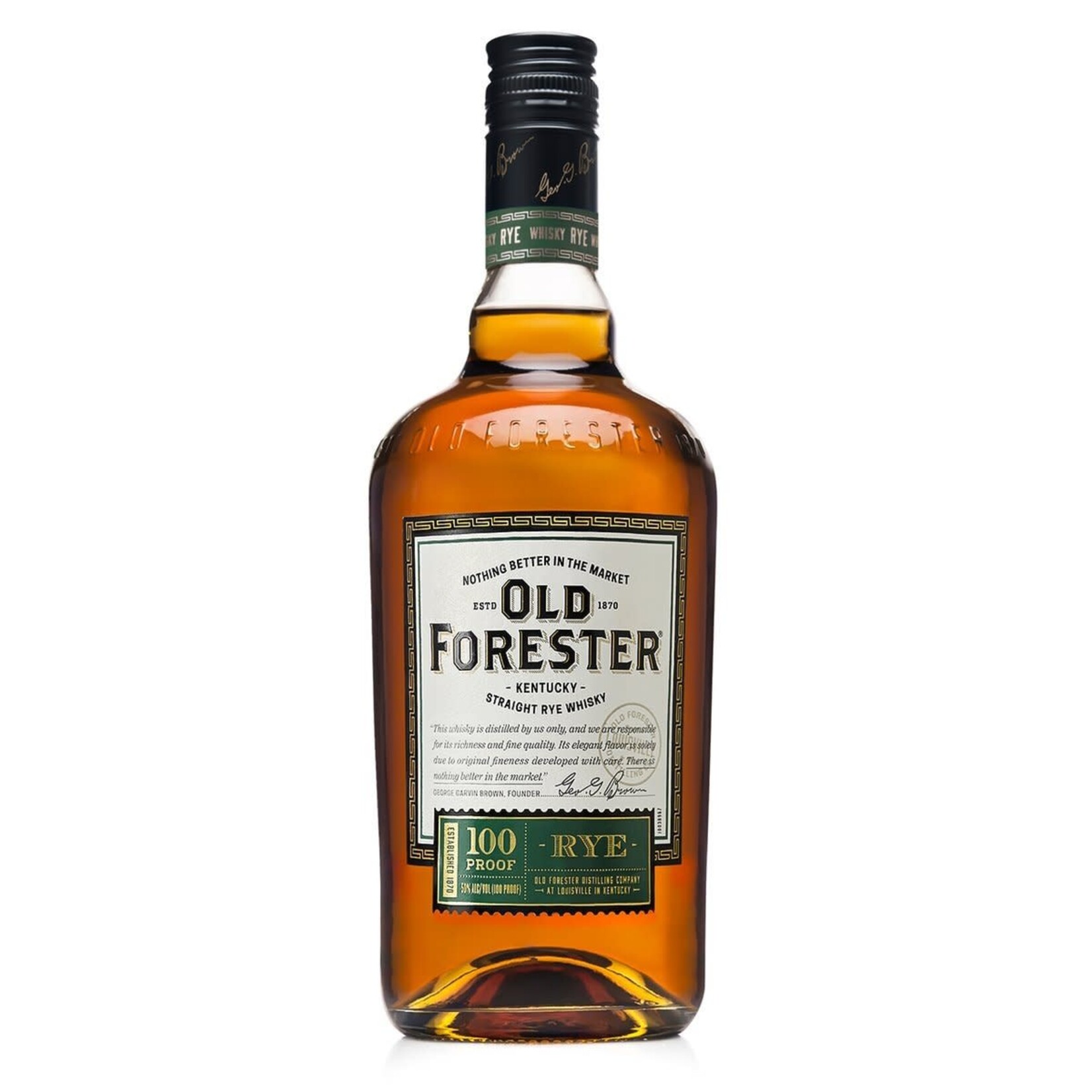 Old Forester Old Forester / Kentucky Straight Rye Whiskey / 750mL