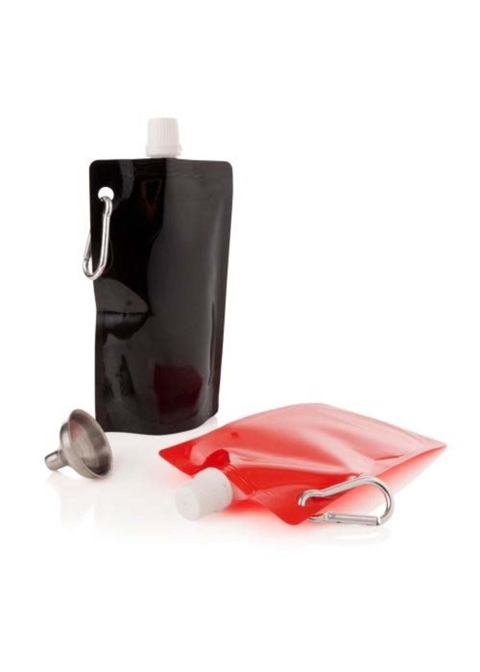 True Brands Smuggle Set Of 2 6 Ounce Collapsible Flasks