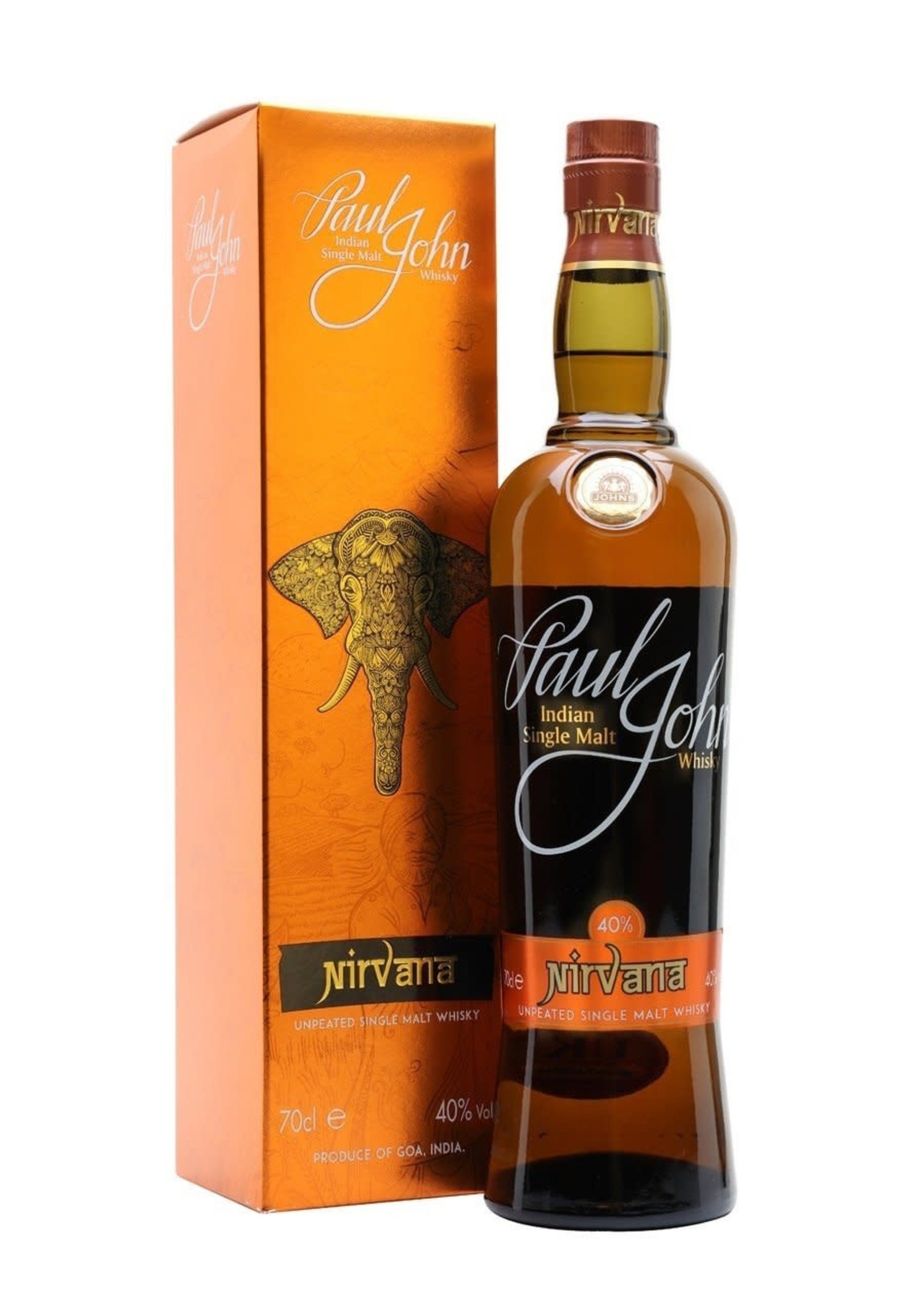 Paul John Paul John / Nirvana Single Malt Indian Whisky 40% abv / 750mL