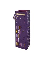 True Brands You Had Me at Merlot Gift Bag By Cakewalk