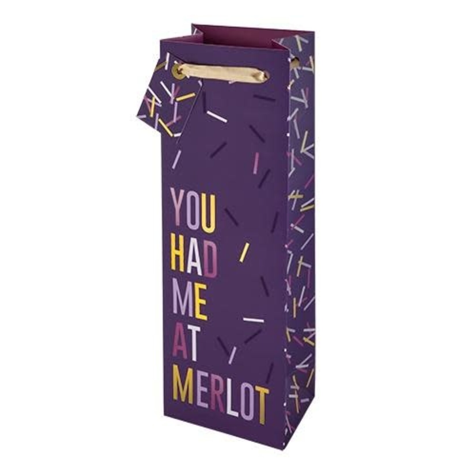 True Brands You Had Me at Merlot Gift Bag By Cakewalk