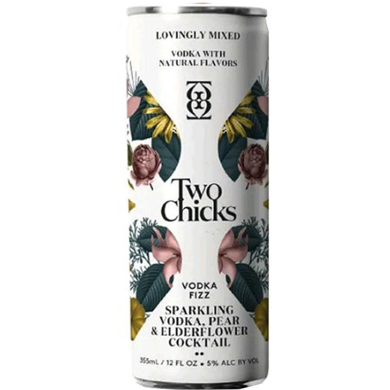 Two Chicks Two Chicks / Sparkling Vodka Elderflower & Pear Cocktail / 355ml Single