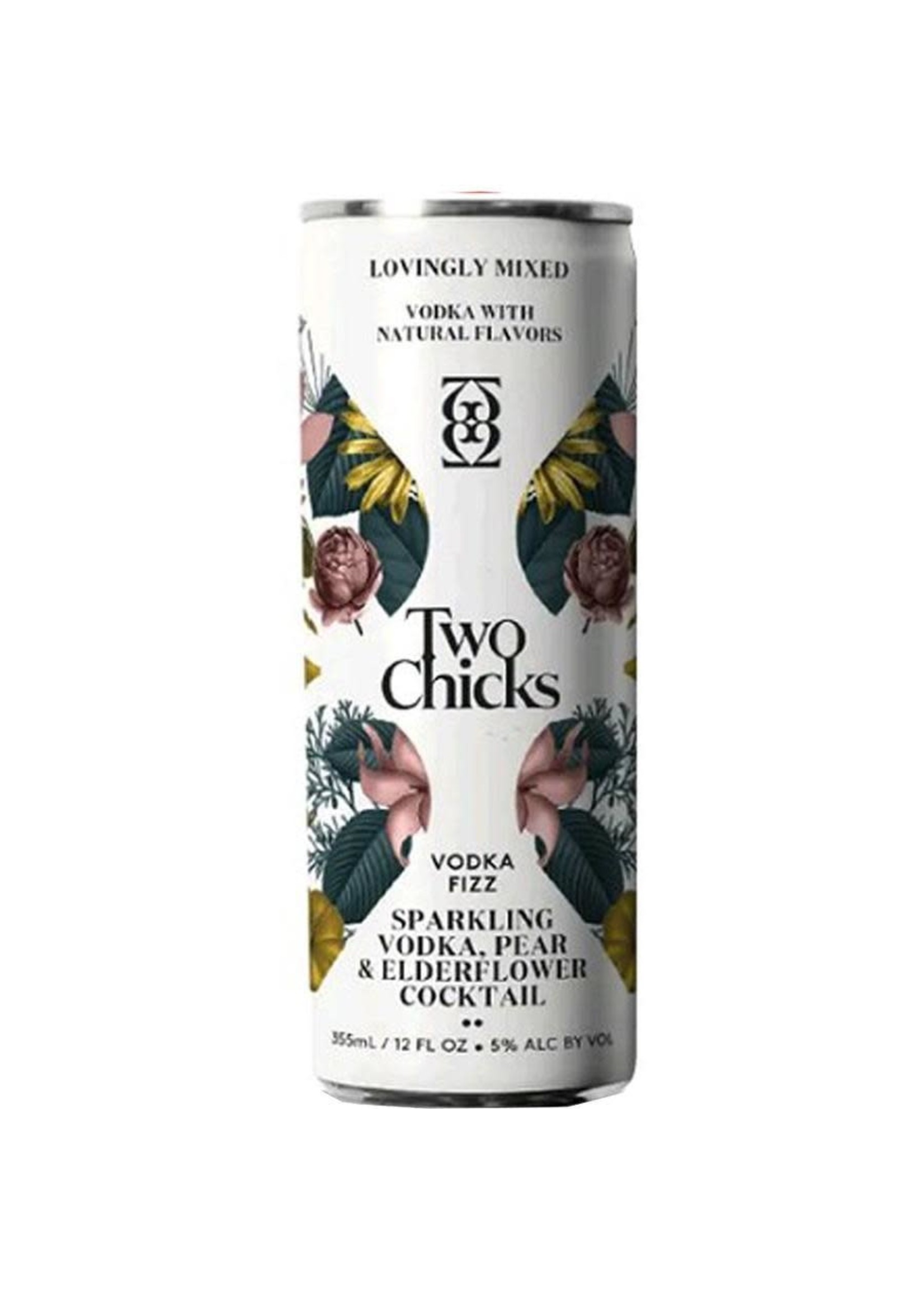 Two Chicks Two Chicks / Sparkling Vodka Elderflower & Pear Cocktail / 355ml Single