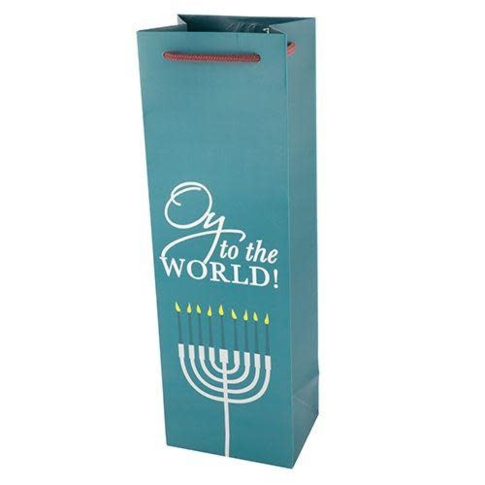 True Brands Oy to the World Single Bottle Wine Bag