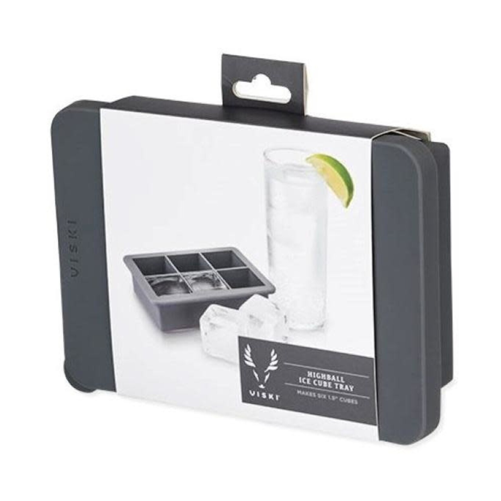 True Brands Viski Professional: Highball Ice Cube Tray with Lid