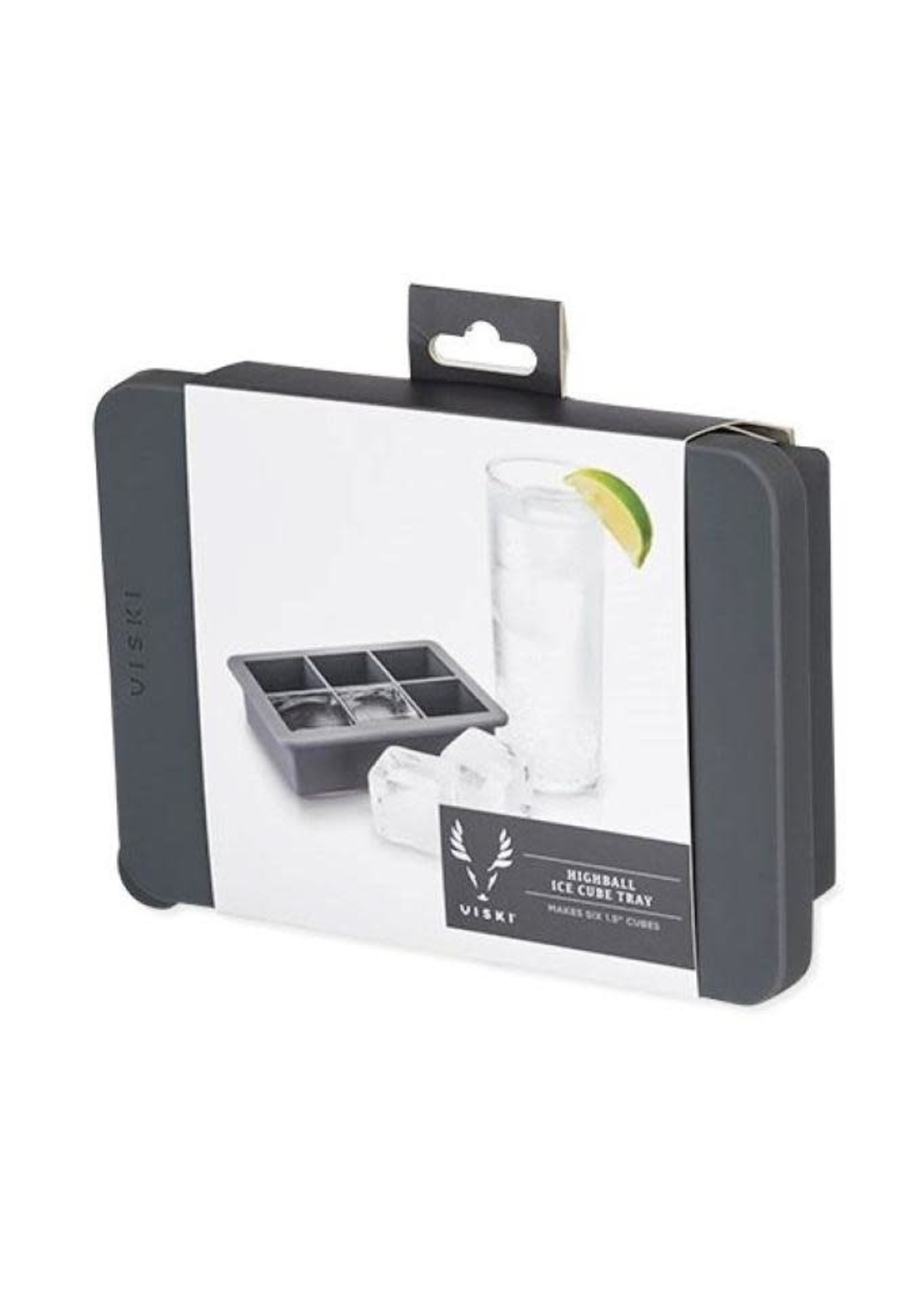 True Brands Viski Professional: Highball Ice Cube Tray with Lid