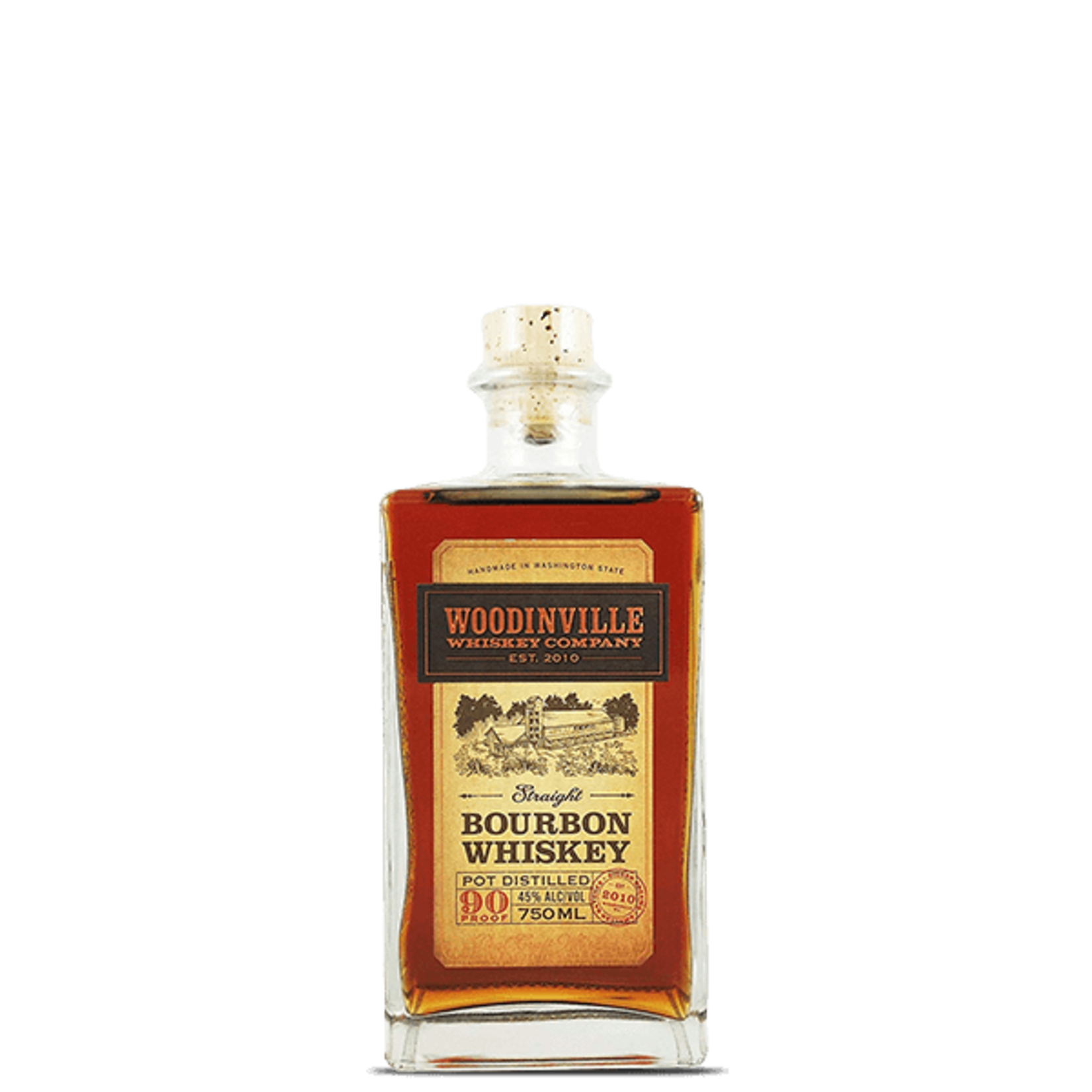 Woodinville Woodinville Whiskey Co. / 6 Years Old Single Barrel Bourbon Whiskey / 750mL