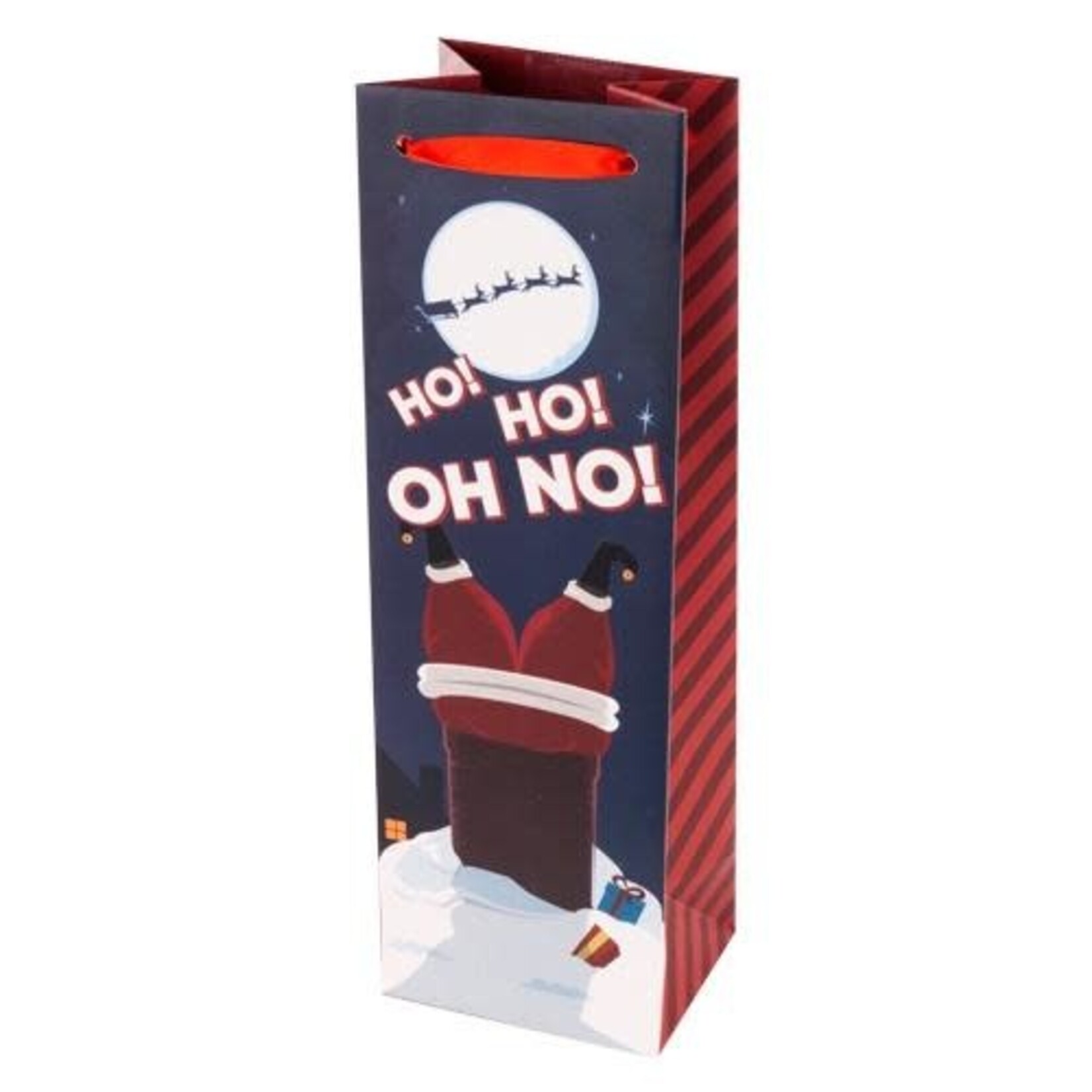 True Brands Ho Ho Oh No! Wine Gift Bag by Cakewalk