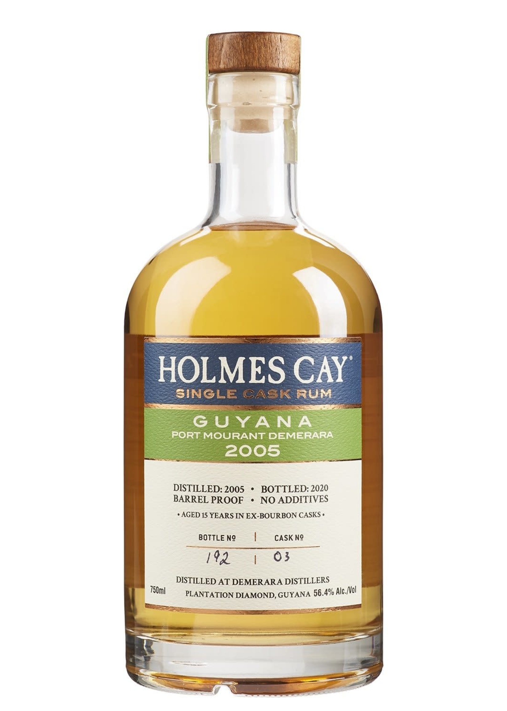 Holmes Cay Holmes Cay / Guyana Rum 56.4% (2005) / 750ml