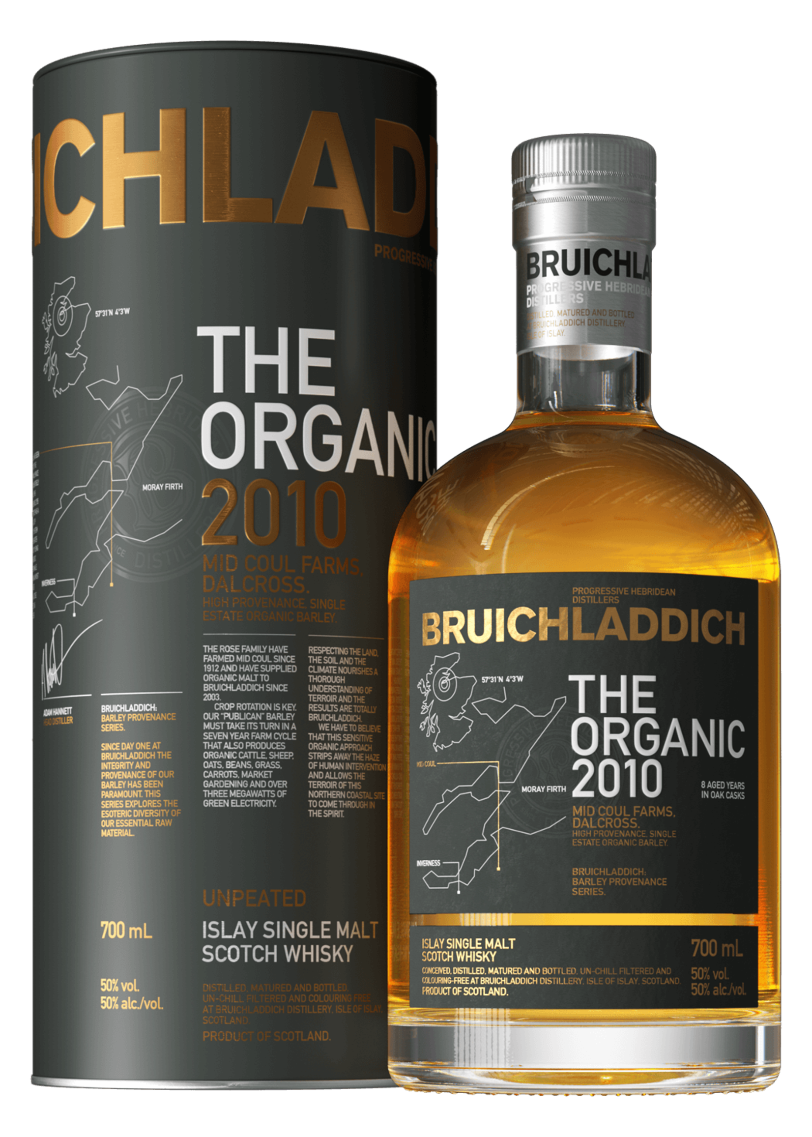 Bruichladdich Bruichladdich / The Organic Islay Single Malt Scotch Whisky  / 750mL