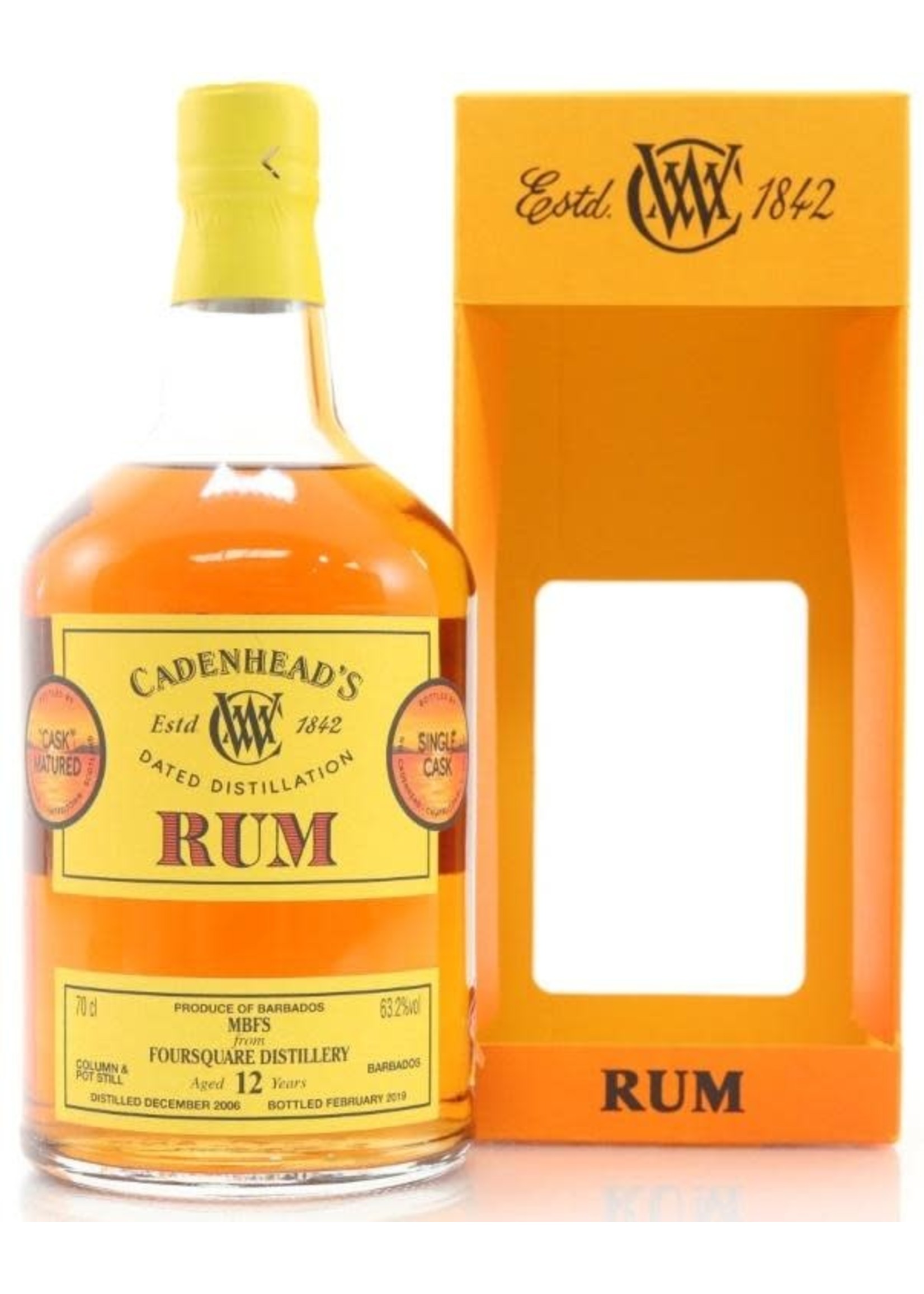 Cadenhead's Cadenhead's / Rum Jamaica 14 Year Monymusk Distillery Cask Matured Single Cask 2004 / 750mL