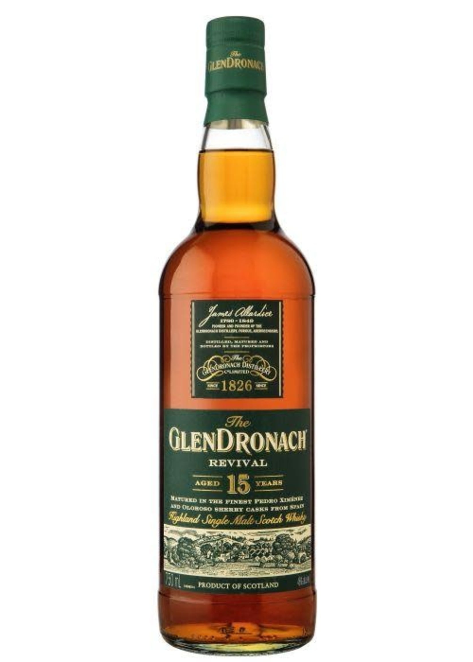 The Glendronach The GlenDronach / 15 Year Old Revival Highland Single Malt Scotch Whisky / 700mL