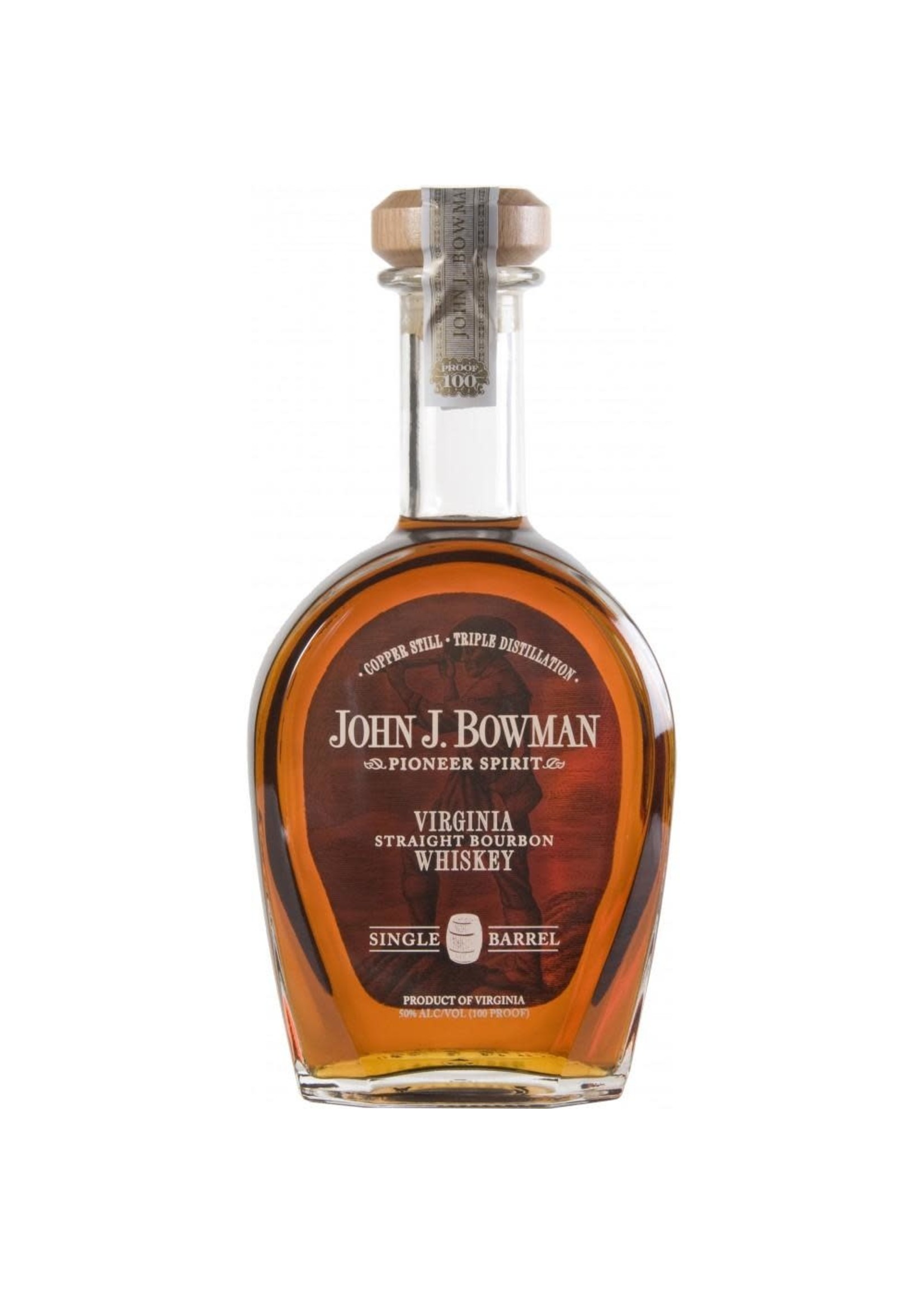 A. Smith Bowman Distillery Bowman Distillery / 'John J. Bowman' Pioneer Spirit Single Barrel Virginia Straight Bourbon Whiskey / 750mL
