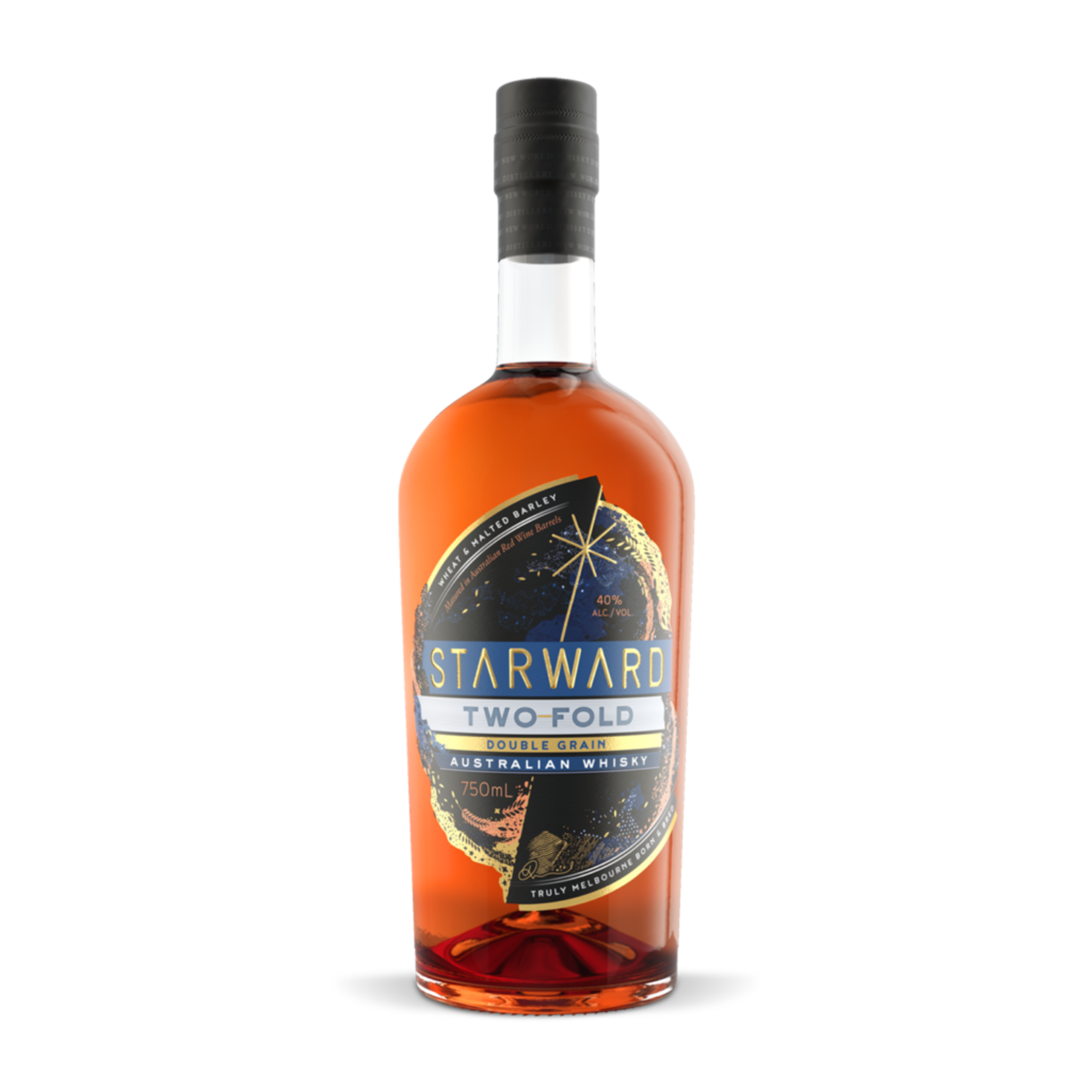 Starward Starward / 3 Years Old Two-Fold Wheat & Single Malt Whisky / 750mL