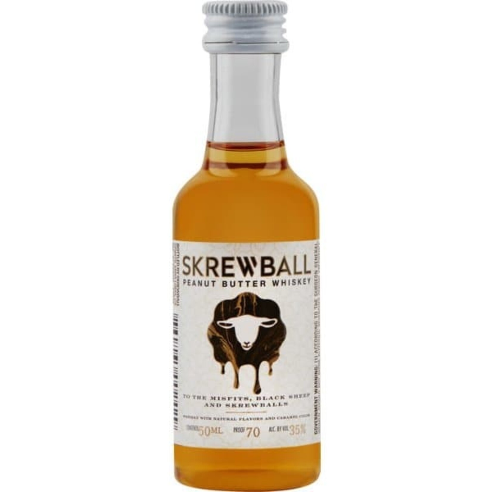 Skrewball Skrewball Whiskey / Peanut Butter Whiskey / 50mL