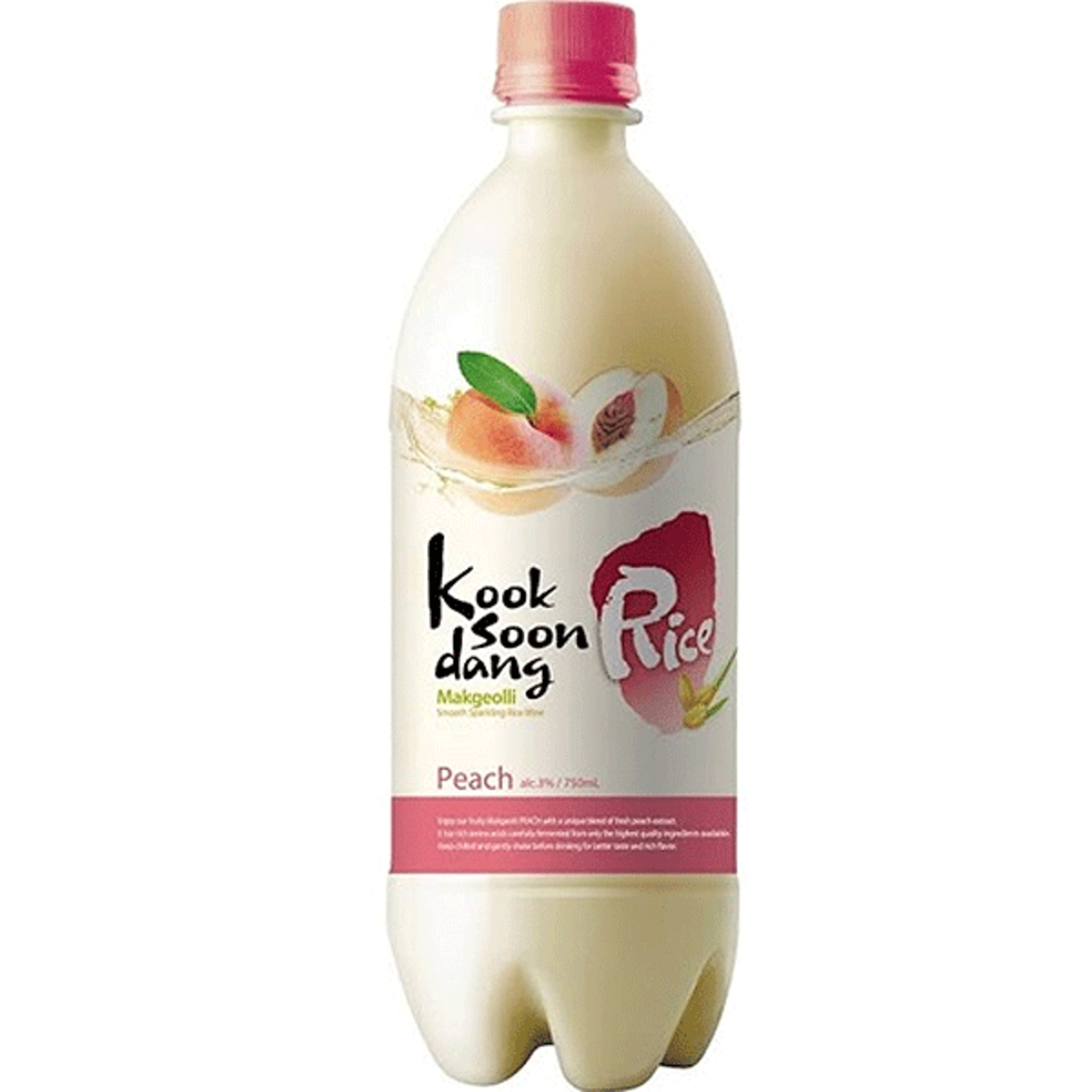 Kooksoondang Kook Soon Dang / Peach Makgeolli / 750mL