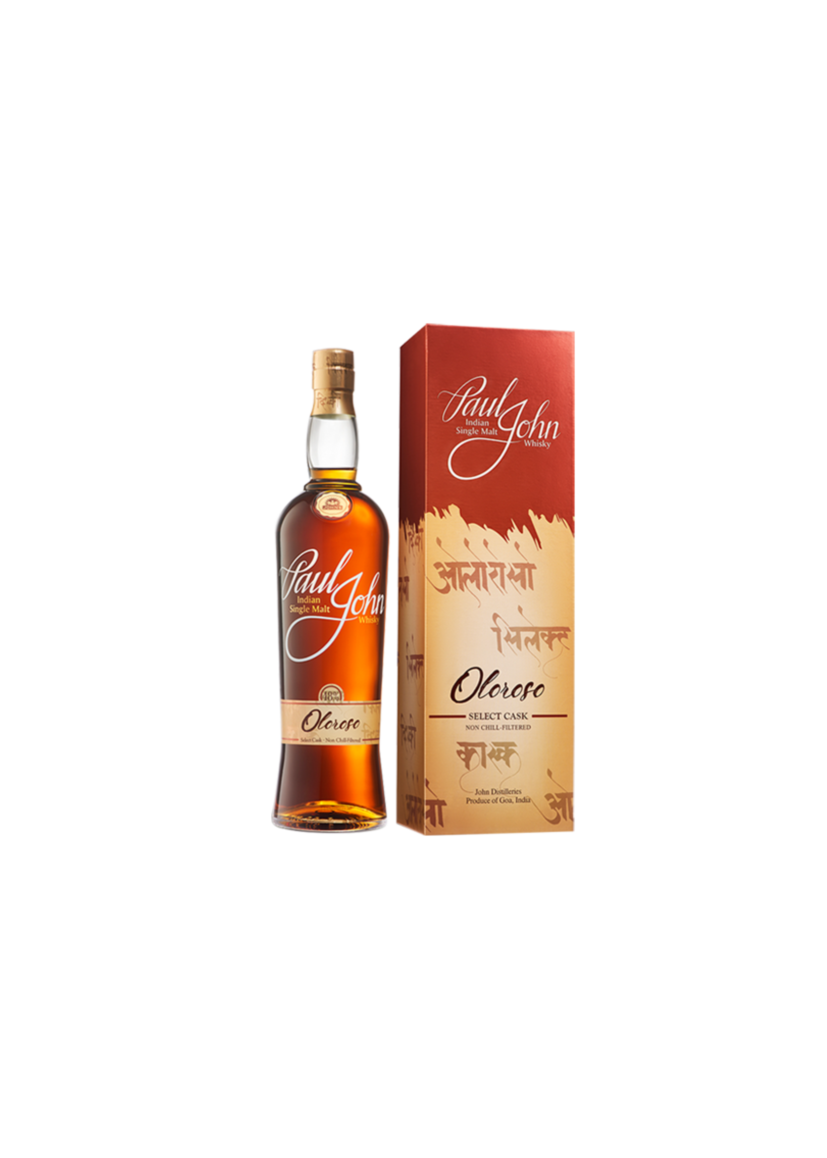 Paul John / Oloroso Non-Chill Filtered Select Cask Indian Single Malt Whisky 96 Proof / 750mL