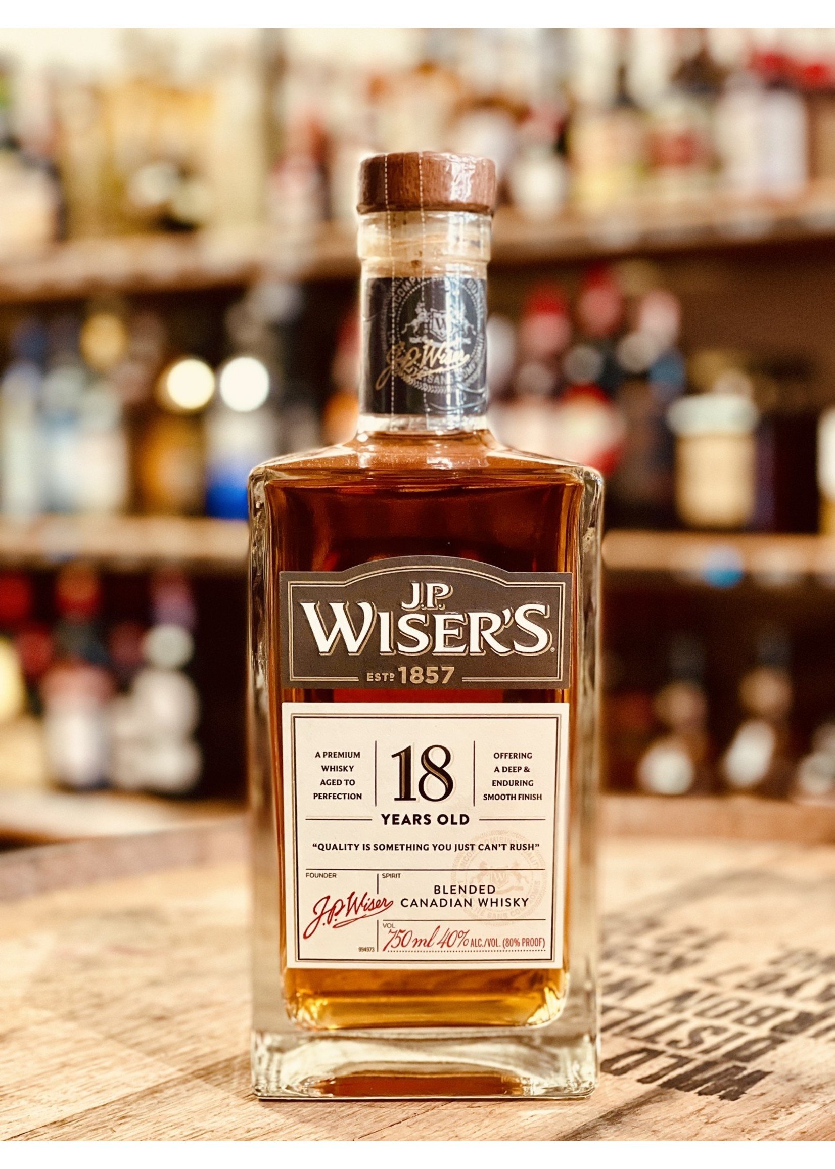 J.P. Wiser's J.P. Wiser’s / 18 Year Old Canadian Whisky / 750mL