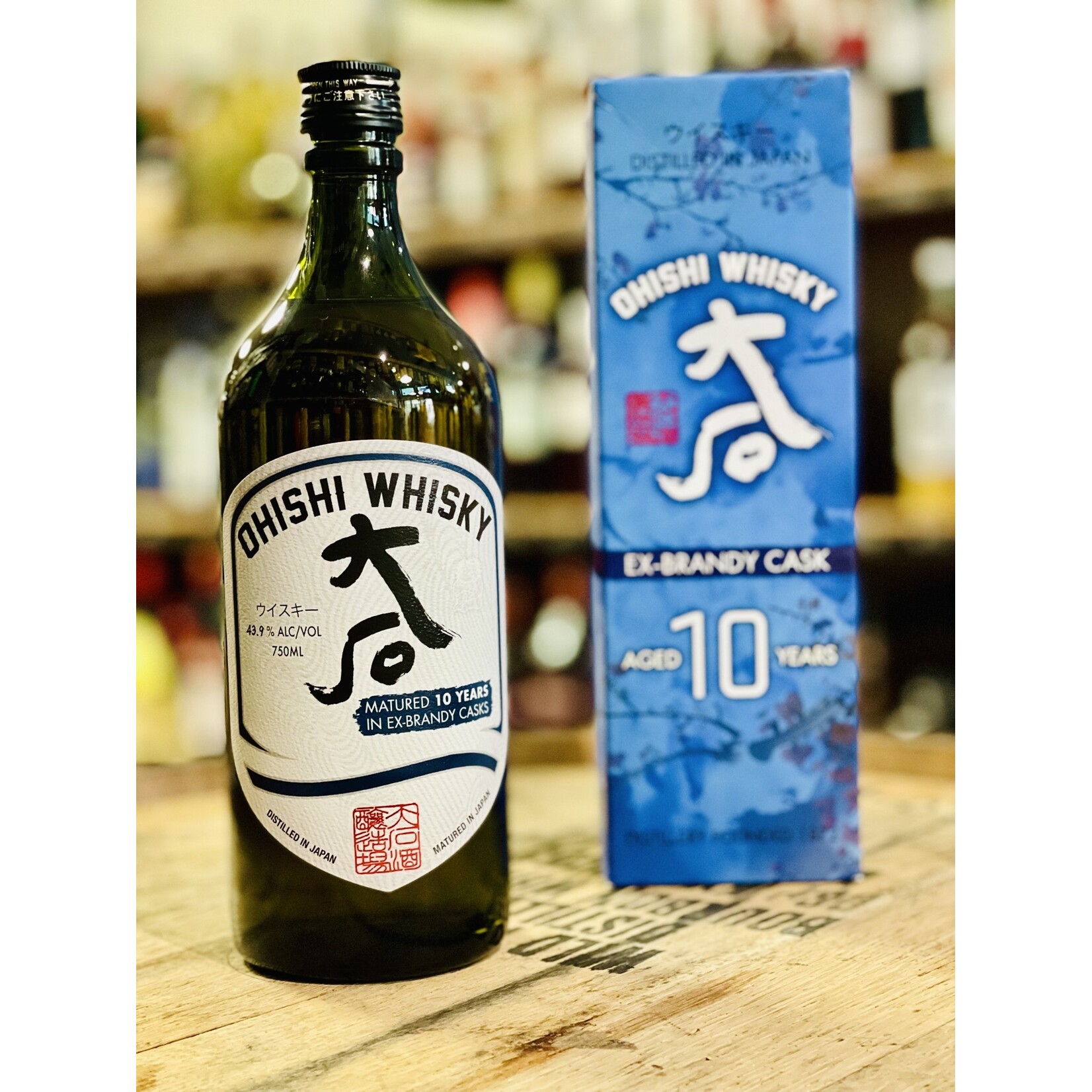 Ohishi Ohishi / Whisky 10 Year Old Matured In Ex-Brandy Casks / 750mL