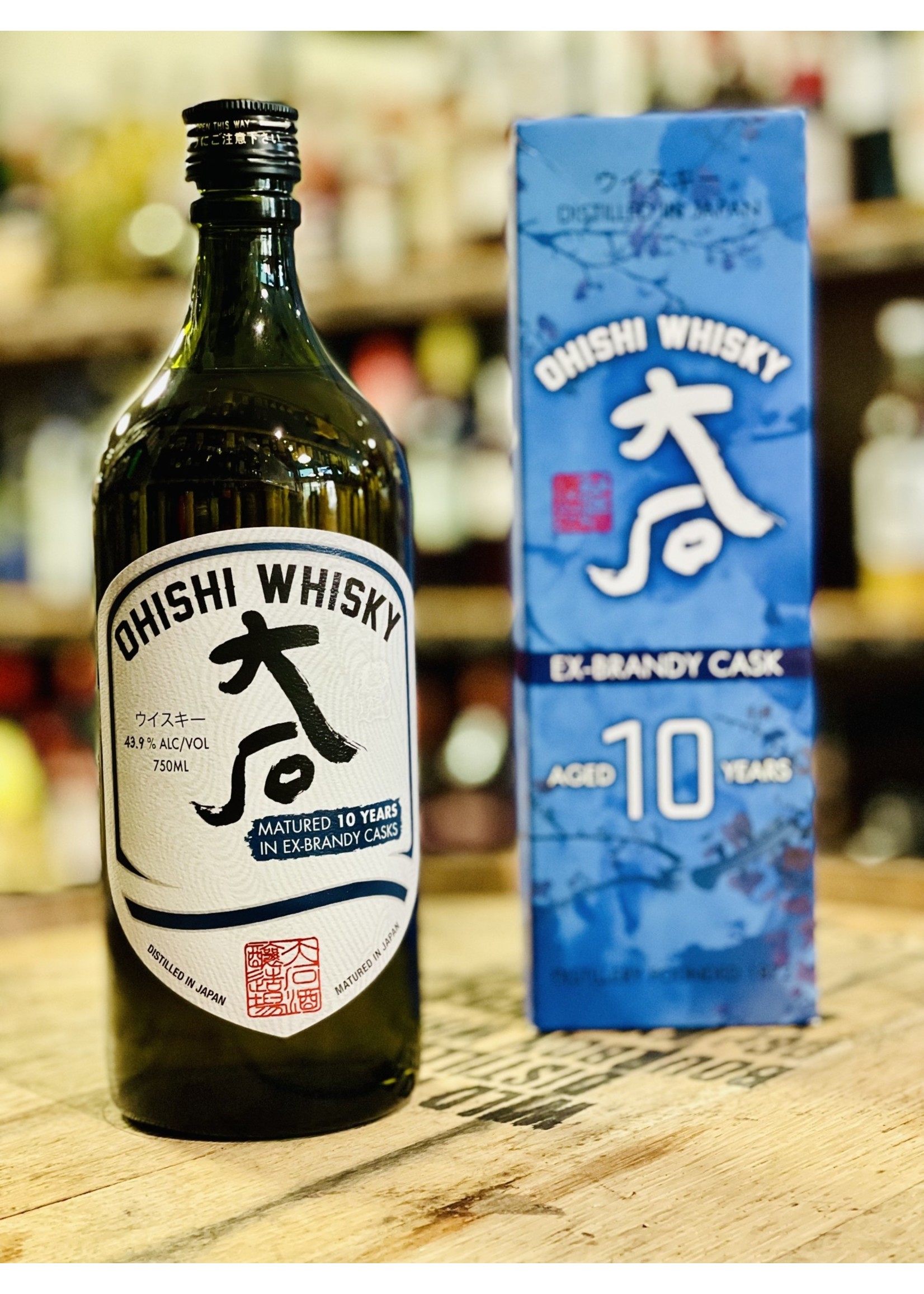 Ohishi Ohishi / Whisky 10 Year Old Matured In Ex-Brandy Casks / 750mL
