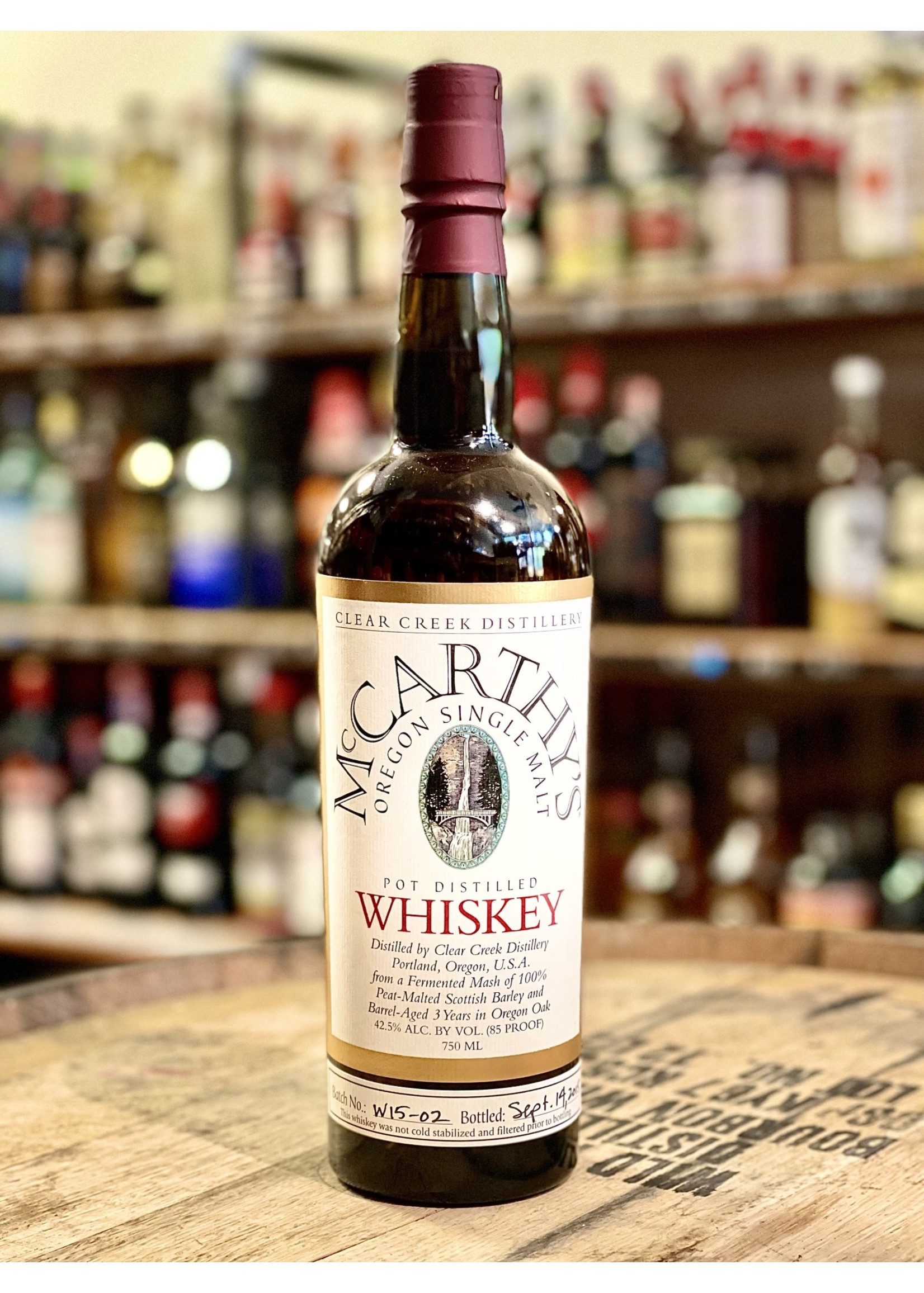 Mccarthy's Clear Creek Distillery / McCarthy's Single Malt Whiskey / 750mL