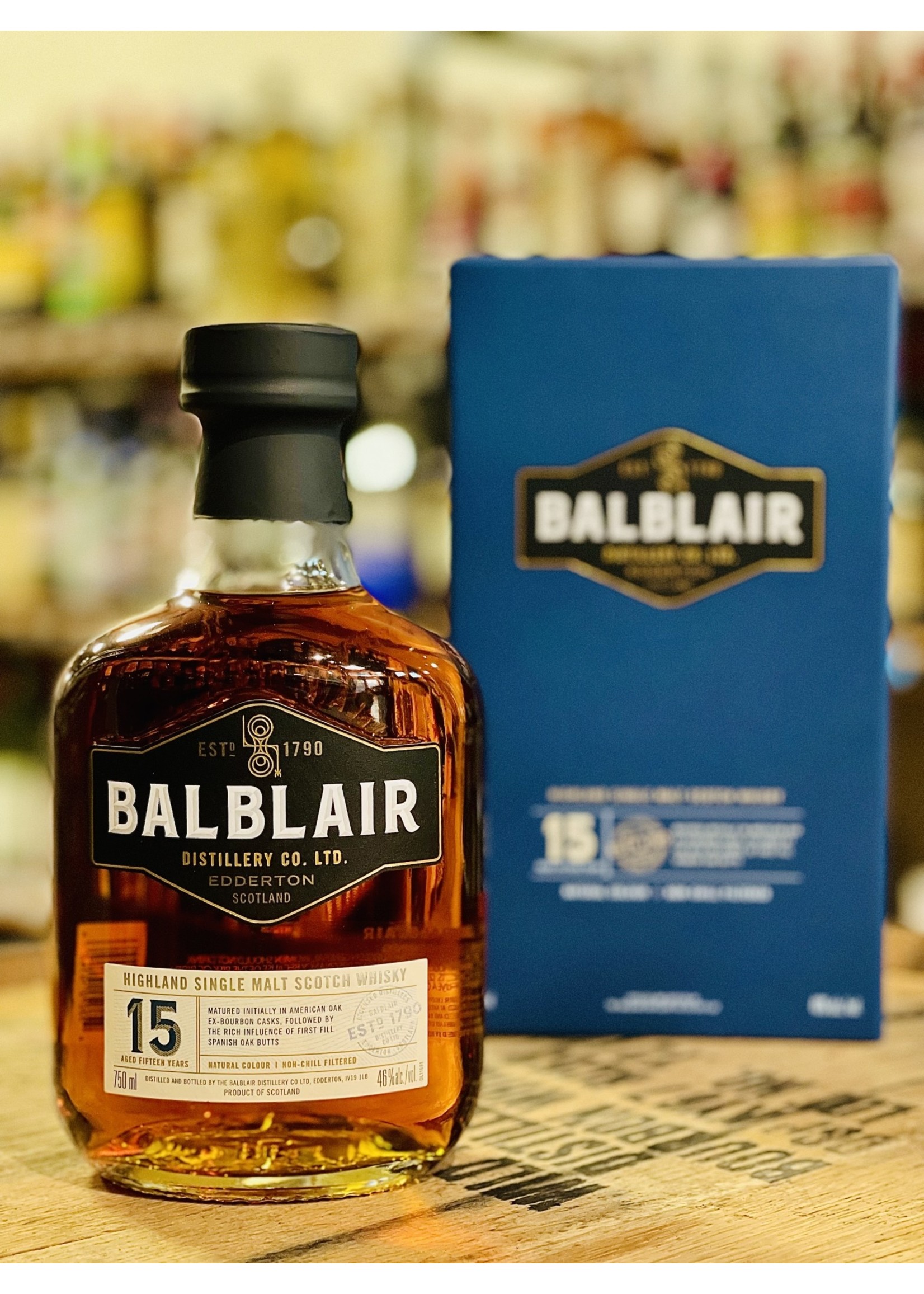 Balblair Balblair / 15 Year Old Single Malt Scotch 46% abv / 750mL