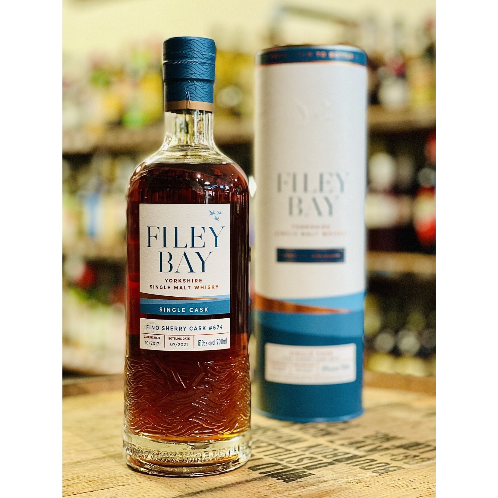 Filey Bay Filey Bay / Spirit of Yorkshire Fino Single Cask Single Malt Whisky 61% abv / 700mL