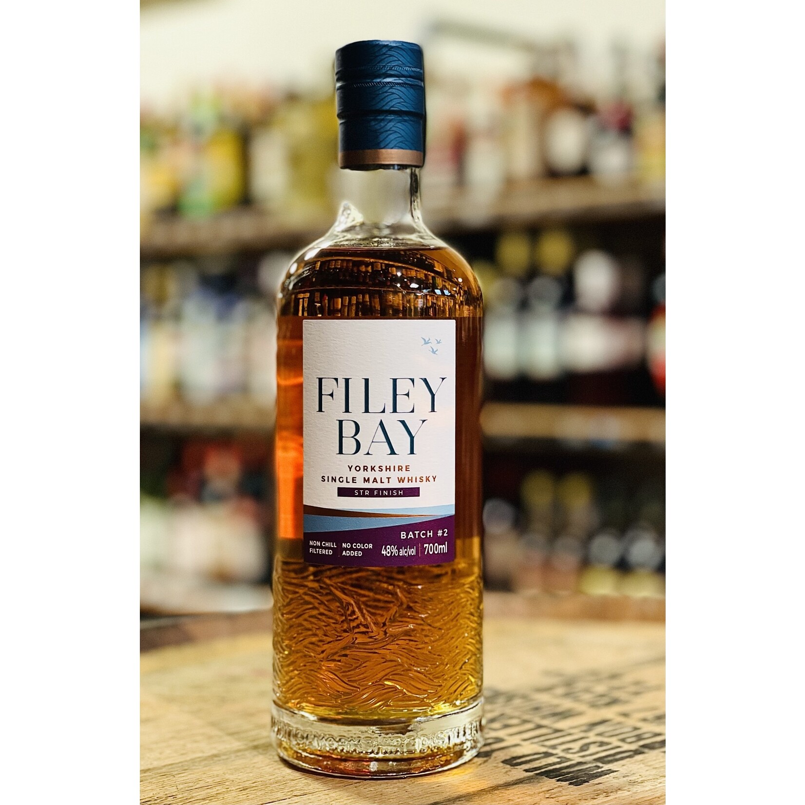 Filey Bay Filey Bay / Spirit of Yorkshire STR Finish Single Malt Whisky 48% abv / 700mL