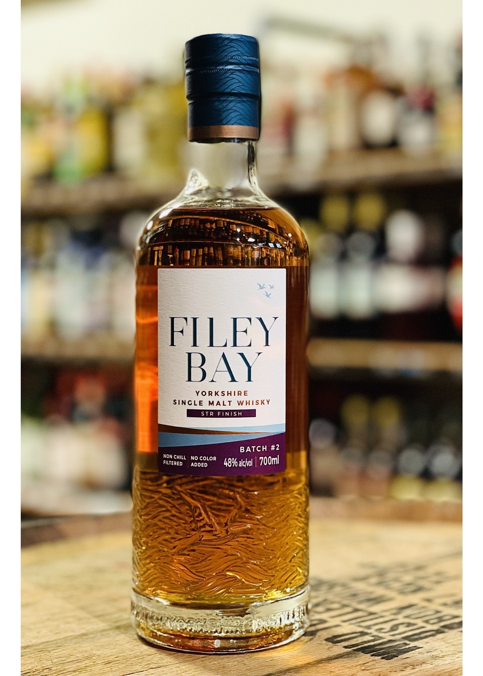 Filey Bay Filey Bay / Spirit of Yorkshire STR Finish Single Malt Whisky 48% abv / 700mL