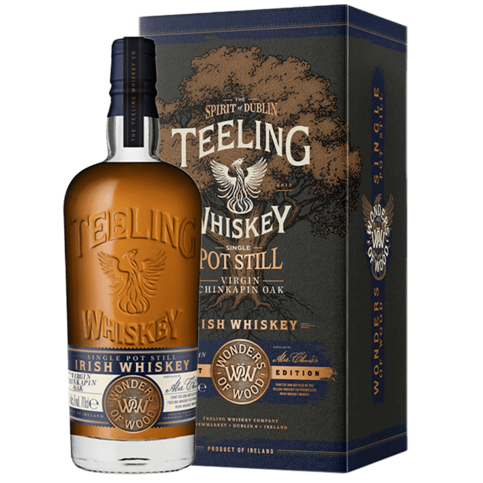 Teeling Teeling / Whiskey Wonders Of Wood Series Single Pot Still Virgin Chinkapin Oak Irish Whiskey 50% / 750mL