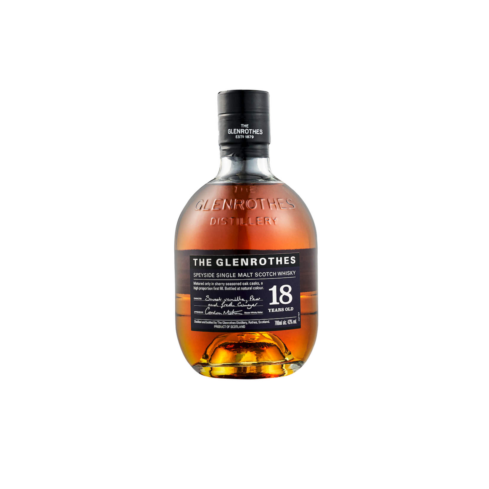 Glenrothes / 18 Year Single Malt Scotch Whisky 43% abv