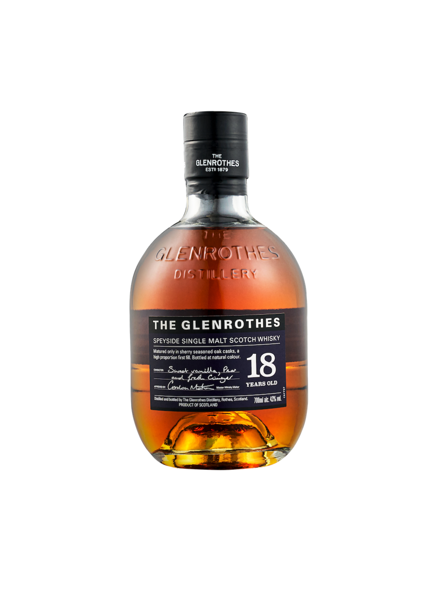 Glenrothes Glenrothes / 18 Year Single Malt Scotch Whisky 43% abv / 750mL