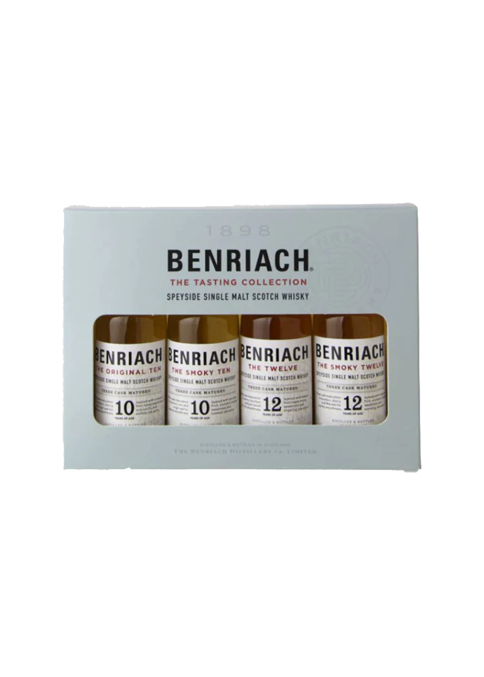 Benriach BenRiach / Tasting Collection Gift Set The Original 10 Year, The Smokey 10, The 12 Year, and The Smokey 12 Year / 50mL 4x