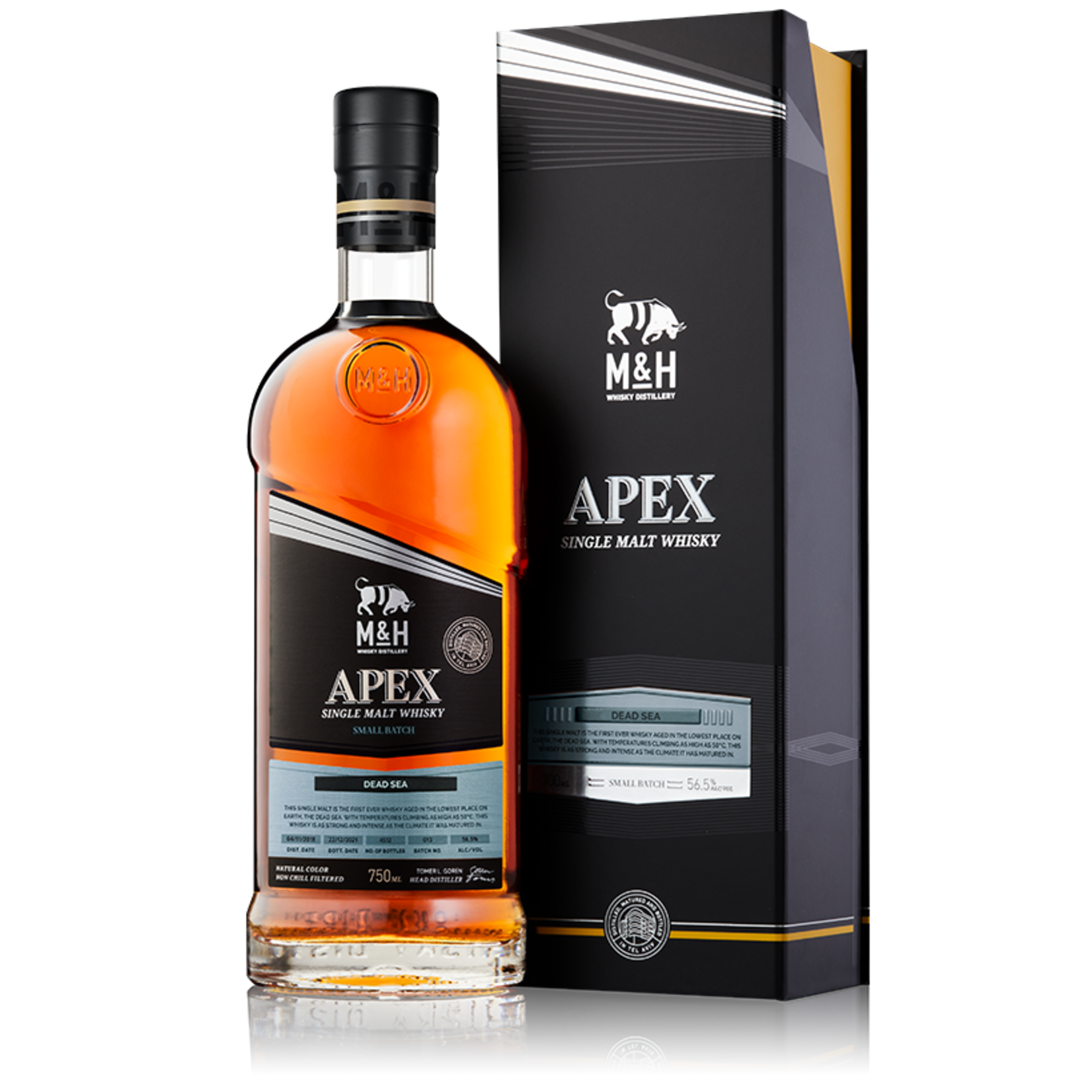 Milk and Honey Milk & Honey Distillery / Dead Sea Small Batch Apex Single Malt Whisky / 700mL