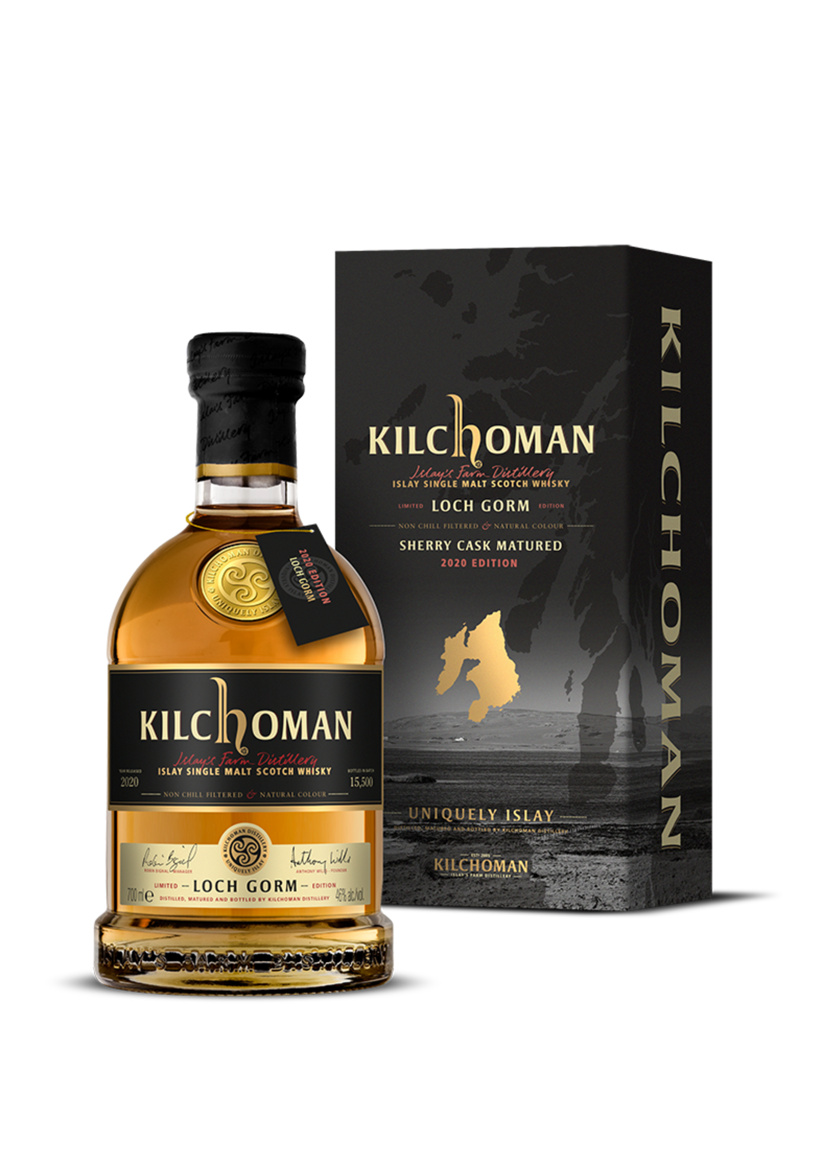 Kilchoman Kilchoman / Loch Gorm Sherry Cask Matured Islay Single Malt Scotch Whisky 46% abv / 750mL / Vintage may vary