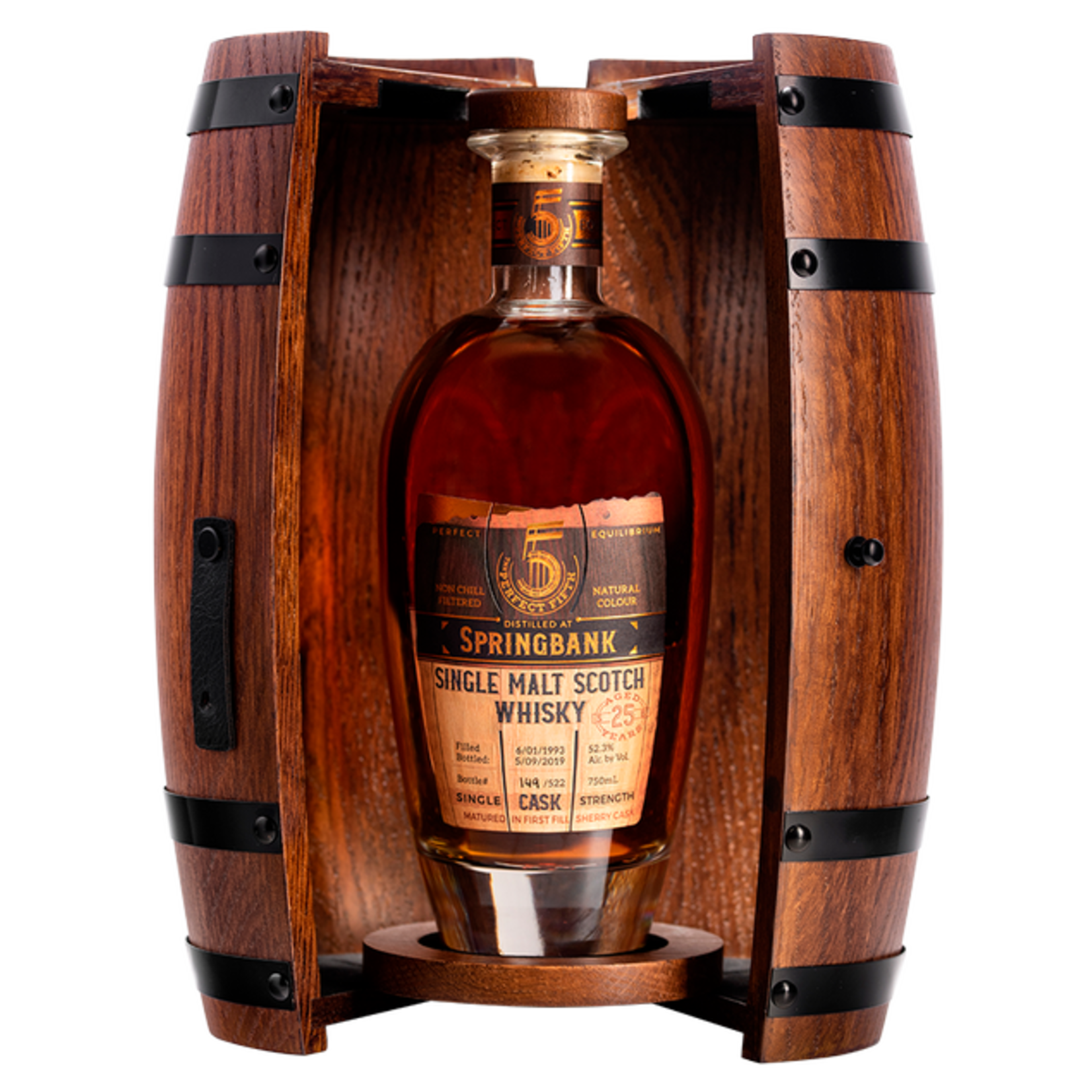 Perfect Fifth The Perfect Fifth / Springbank 25 Year Single Cask Scotch Whisky 52.3% abv / 750mL