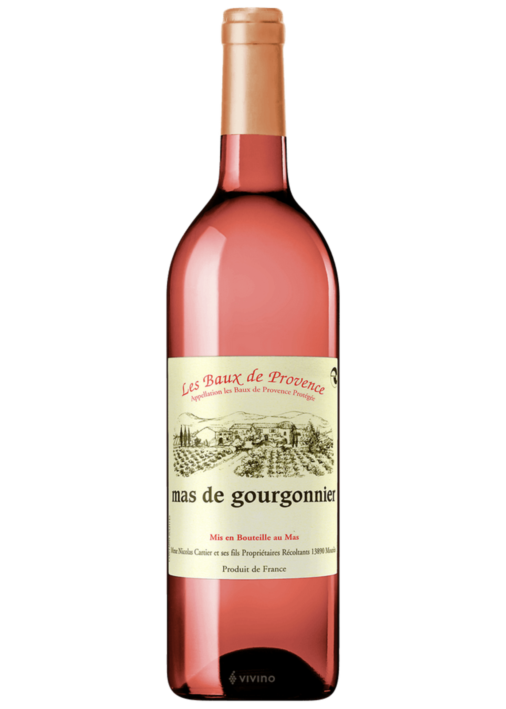 Mas de Gourgonnier Mas de Gourgonnier / Les Baux-de-Provence Rose 2021 / 750mL