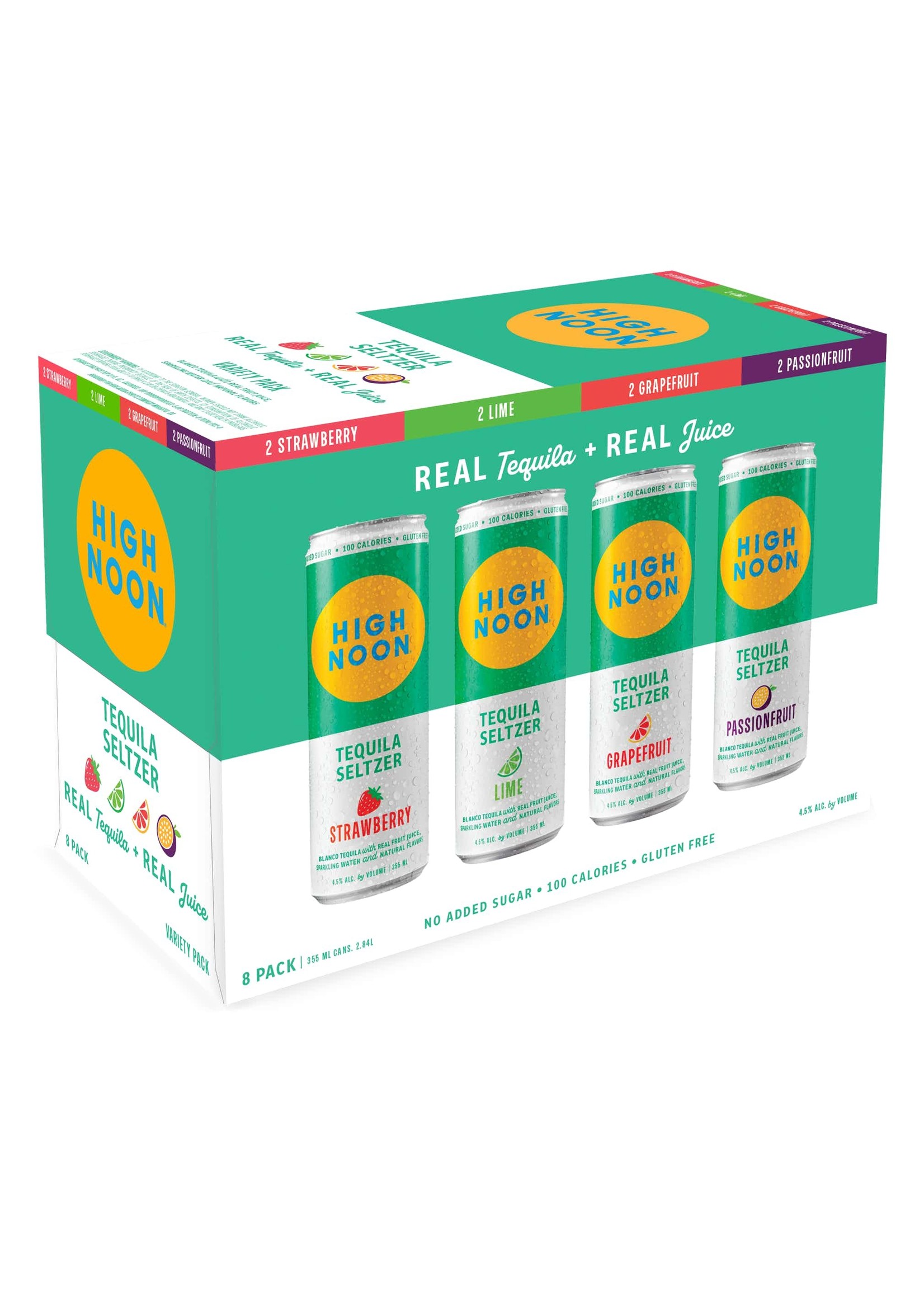 High Noon High Noon / Tequila Seltzer Variety Pack x8