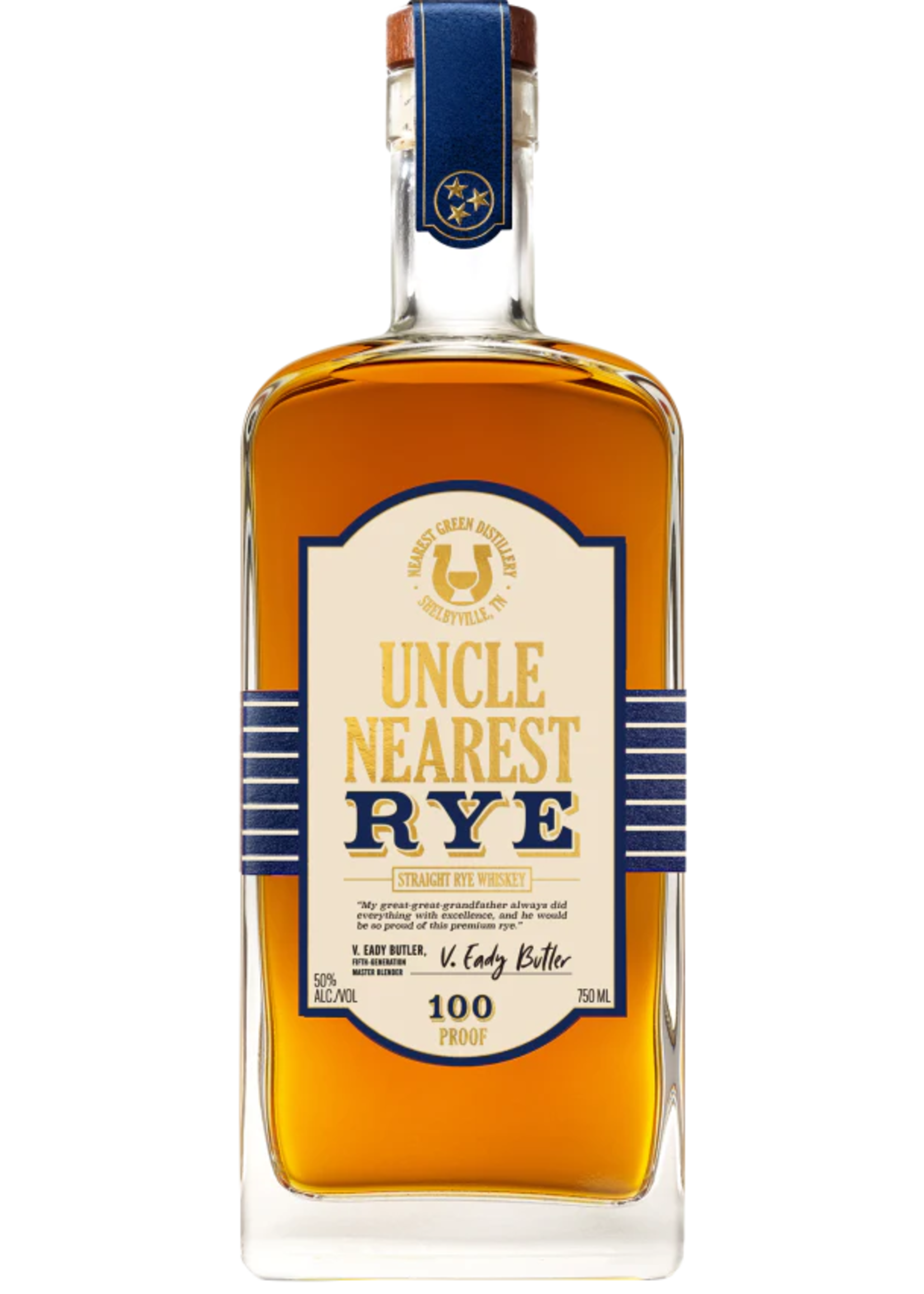 Uncle Nearest Uncle Nearest / Rye Whiskey 50% abv / 750mL