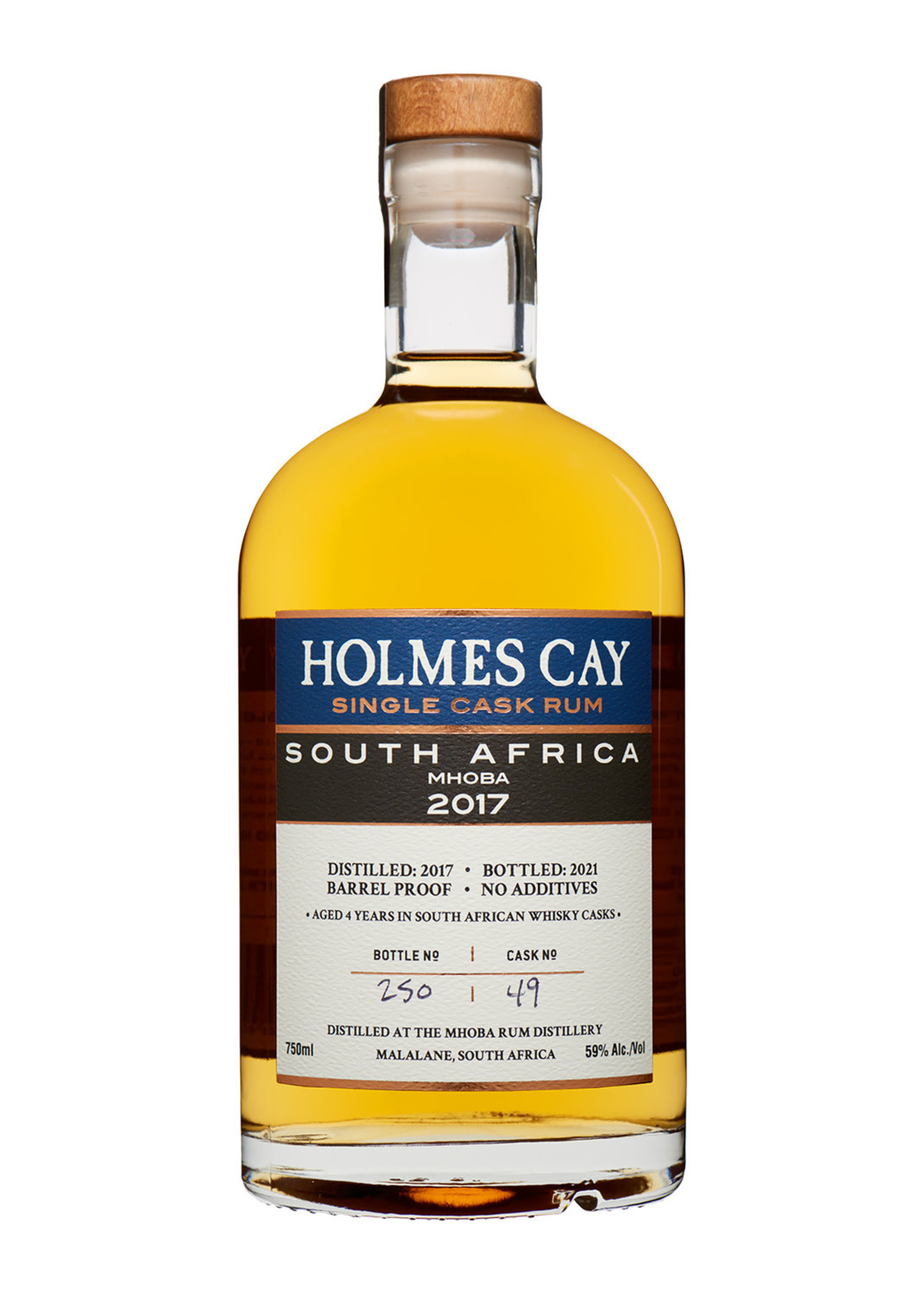 Holmes Cay Holmes Cay / South Africa Mhoba Distillery 2017 Cask Strength Single Cask / 750mL
