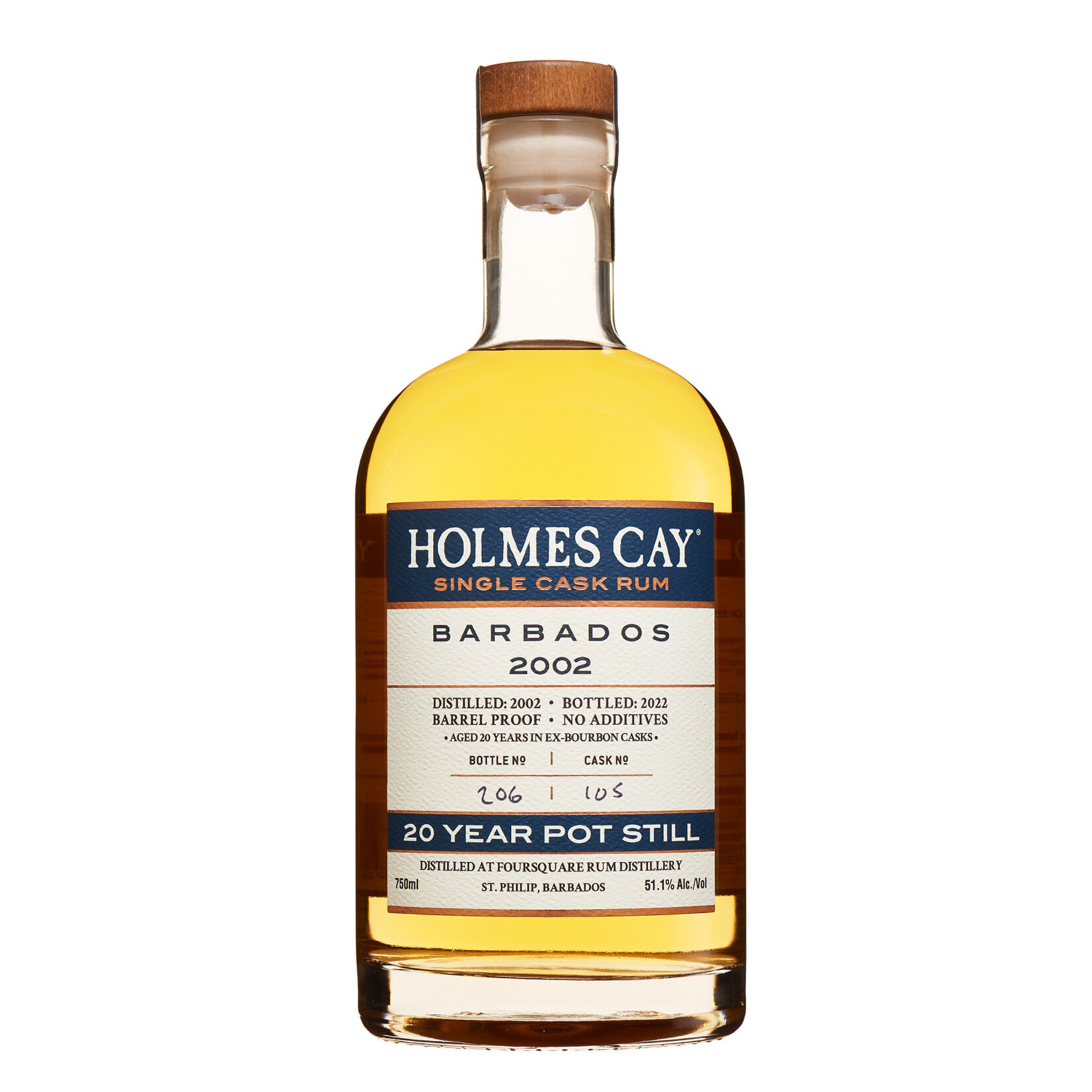 Holmes Cay Holmes Cay / Barbados Foursquare Rum Single Cask Rum Year 2002 52.9% / 750mL