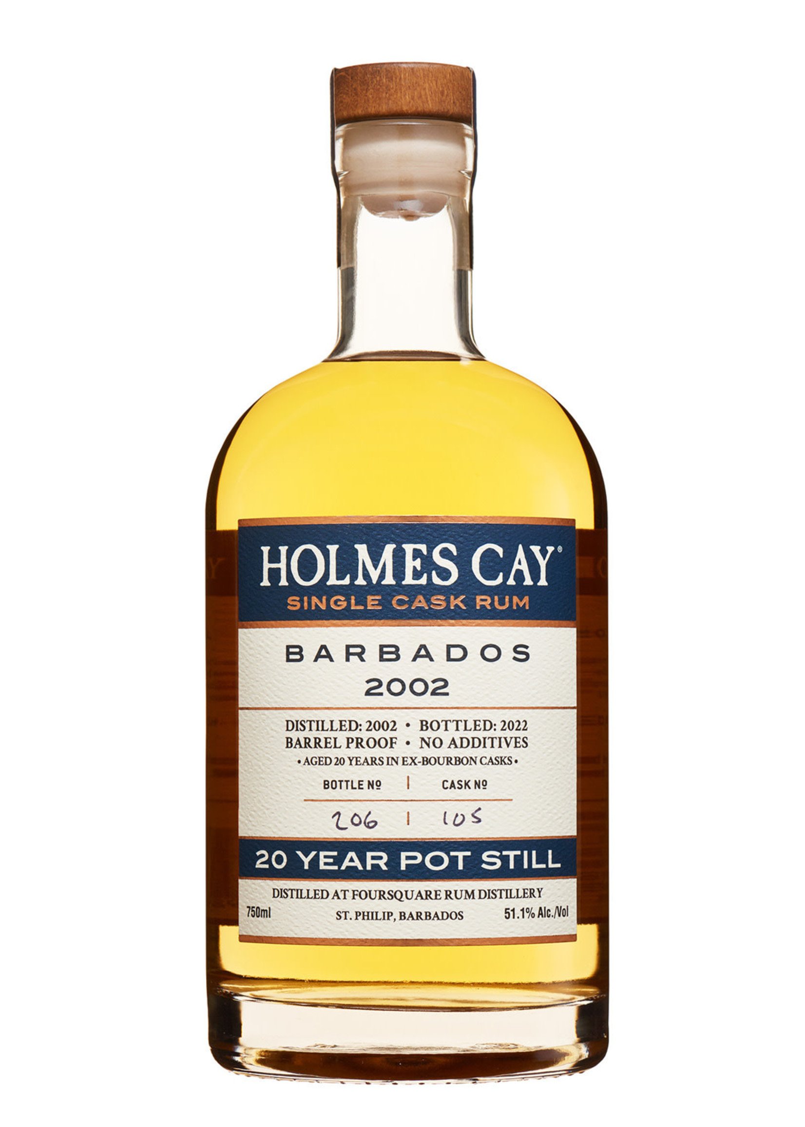 Holmes Cay Holmes Cay / Barbados Foursquare Rum Single Cask Rum Year 2002 52.9% / 750mL